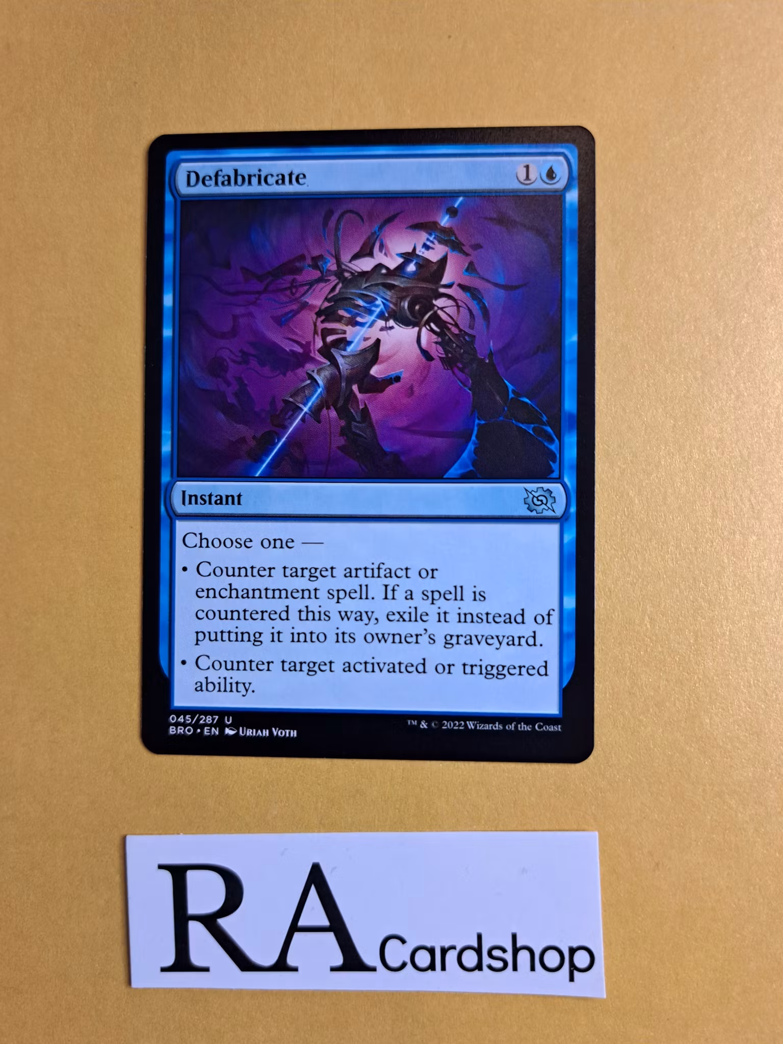 Defabricate Uncommon 045/287 The Brothers War Magic the Gathering