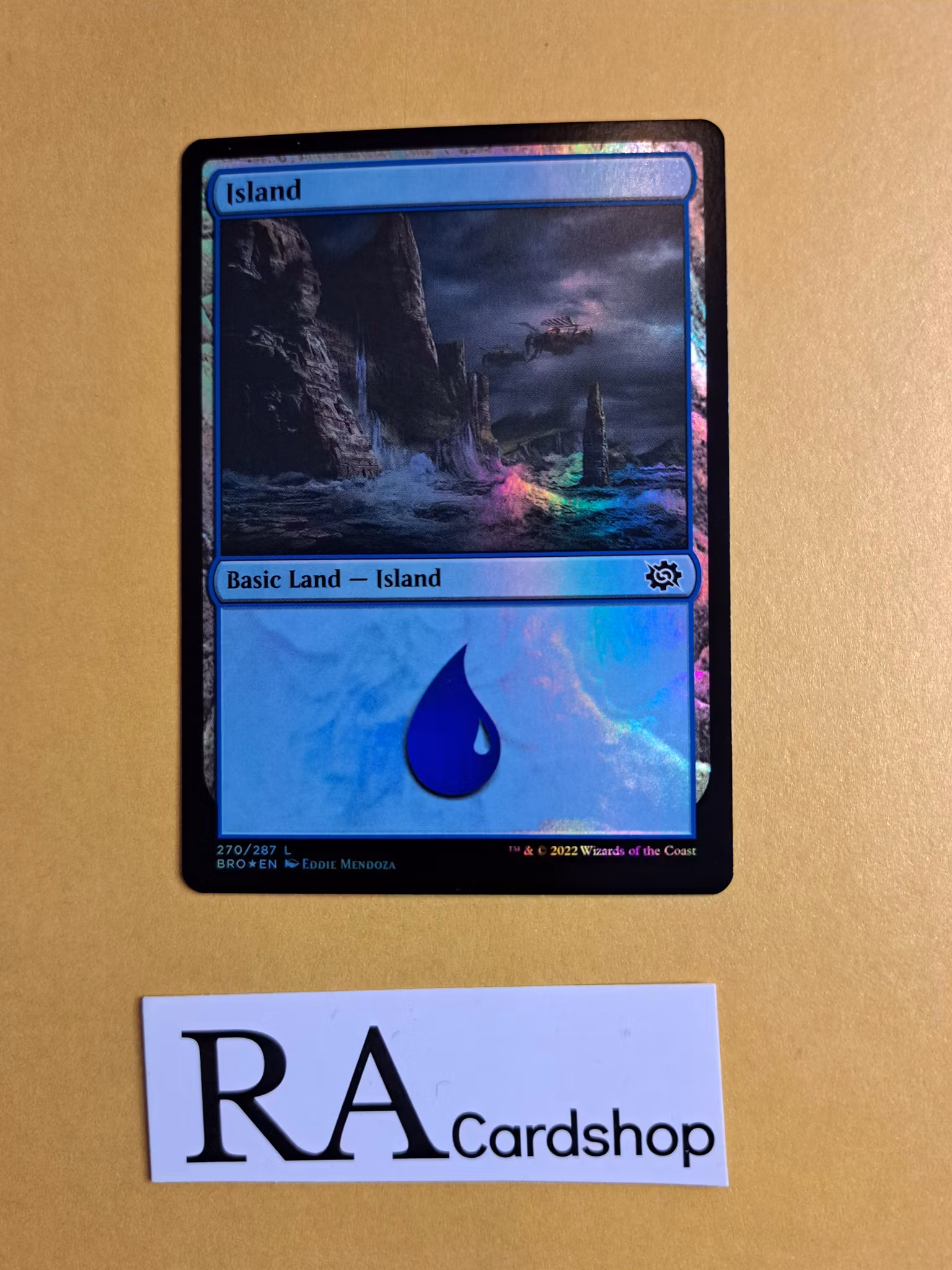 Island Land Foil 270/287 The Brothers War Magic the Gathering