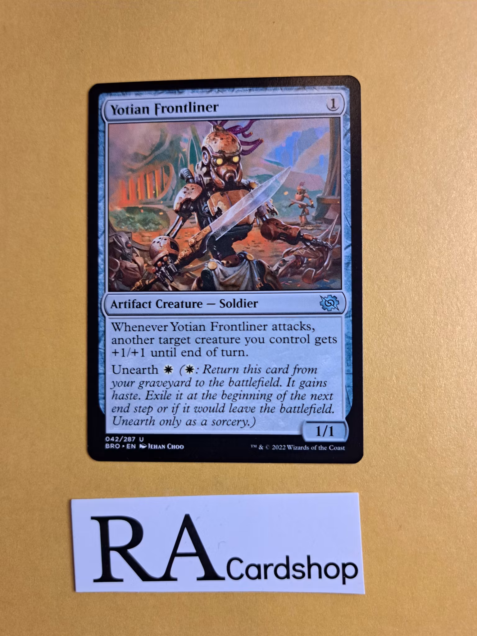 Yotian Frontliner Uncommon 042/287 The Brothers War Magic the Gathering