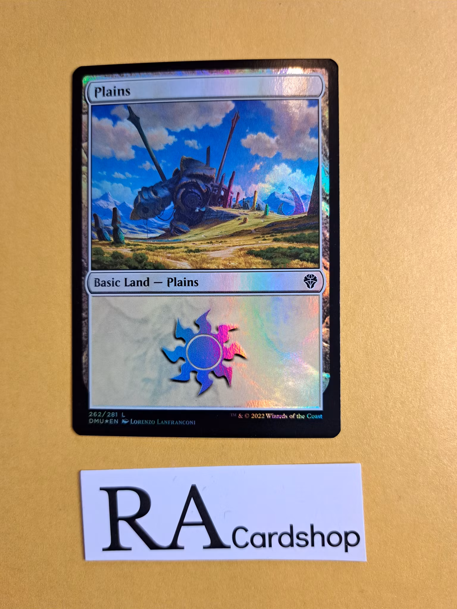 Plains Land Foil 262/281 Dominaria United (DMU) Magic the Gathering