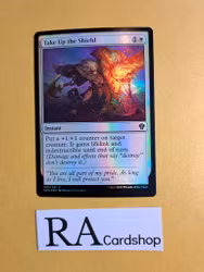 Take Up the Shield Common Foil 035/281 Dominaria United (DMU) Magic the Gathering
