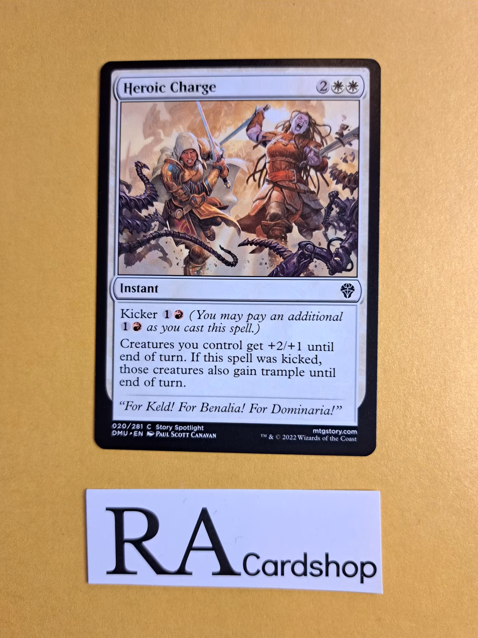 Heroic Charge Common 020/281 Dominaria United (DMU) Magic the Gathering