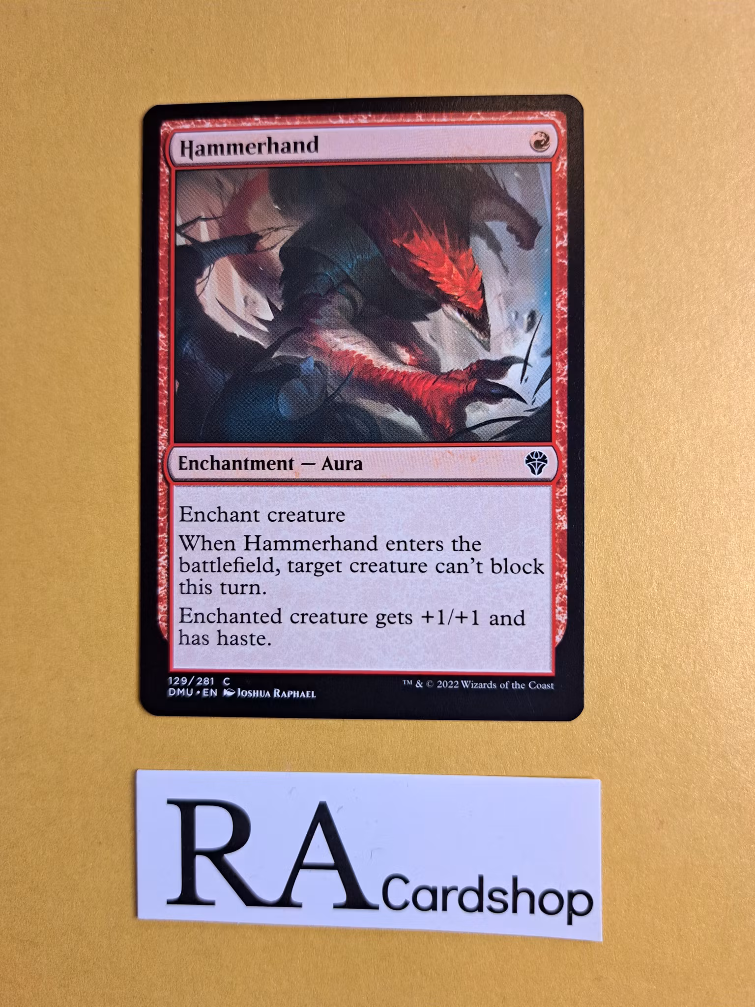Hammerhand Common 129/281 Dominaria United (DMU) Magic the Gathering