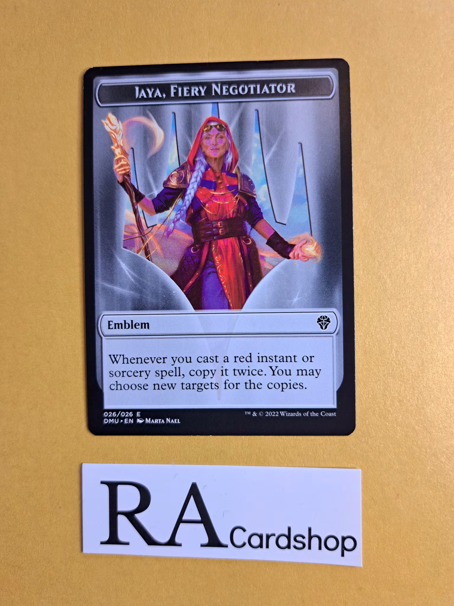 Jaya Fiery Negotiator Token 026/026 Dominaria United (DMU) Magic the Gathering