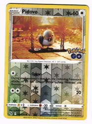 Pidove Reverse Holo Common 061/078 Pokemon GO Pokemon