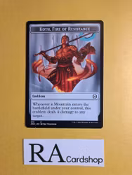 Token Koth Fire of Restistance 013 Phyrexia All Will Be One Magic the Gathering