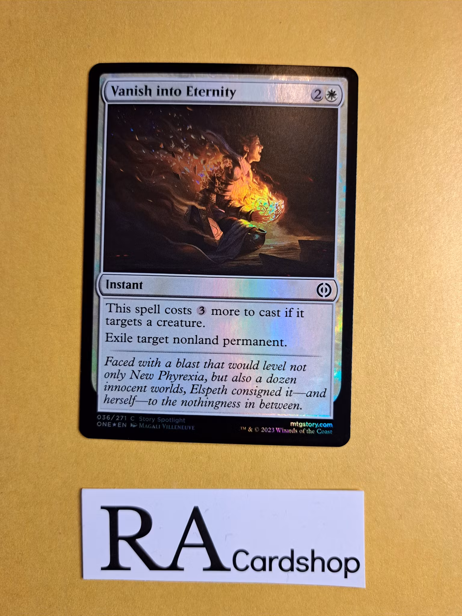 Vanish into Eternity Common Foil 036/271 Phyrexia All Will Be One Magic the Gathering