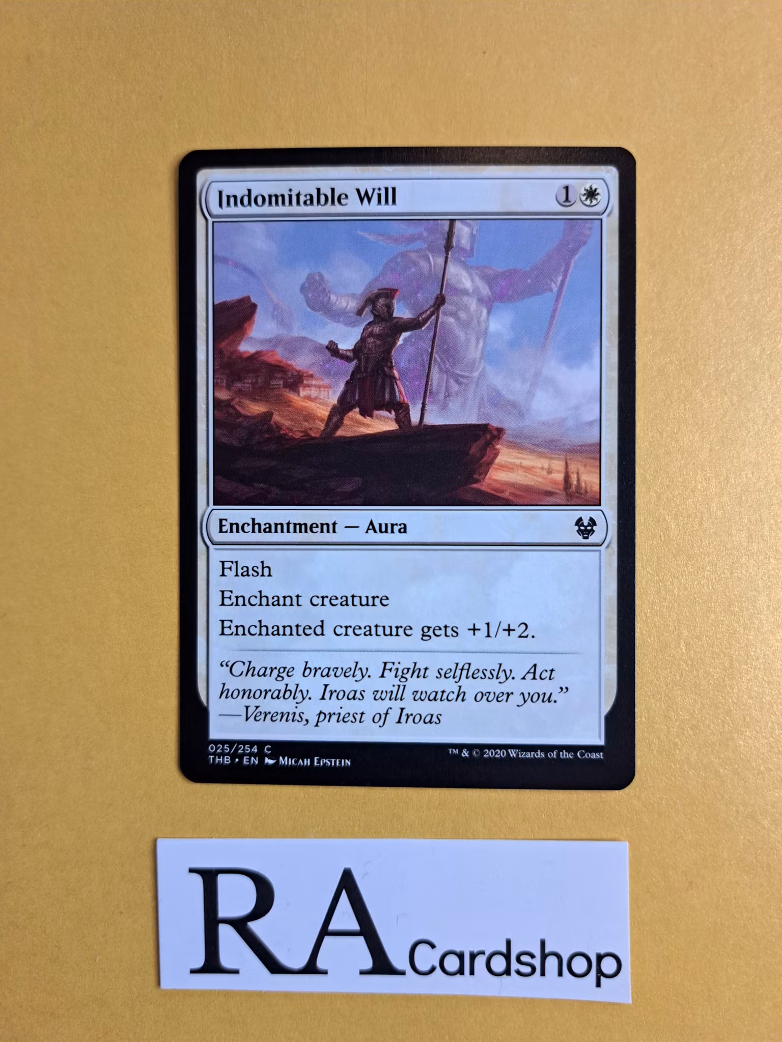 Indomitable Will Common 025/254 Theros Beyond Death (THB) Magic the Gathering