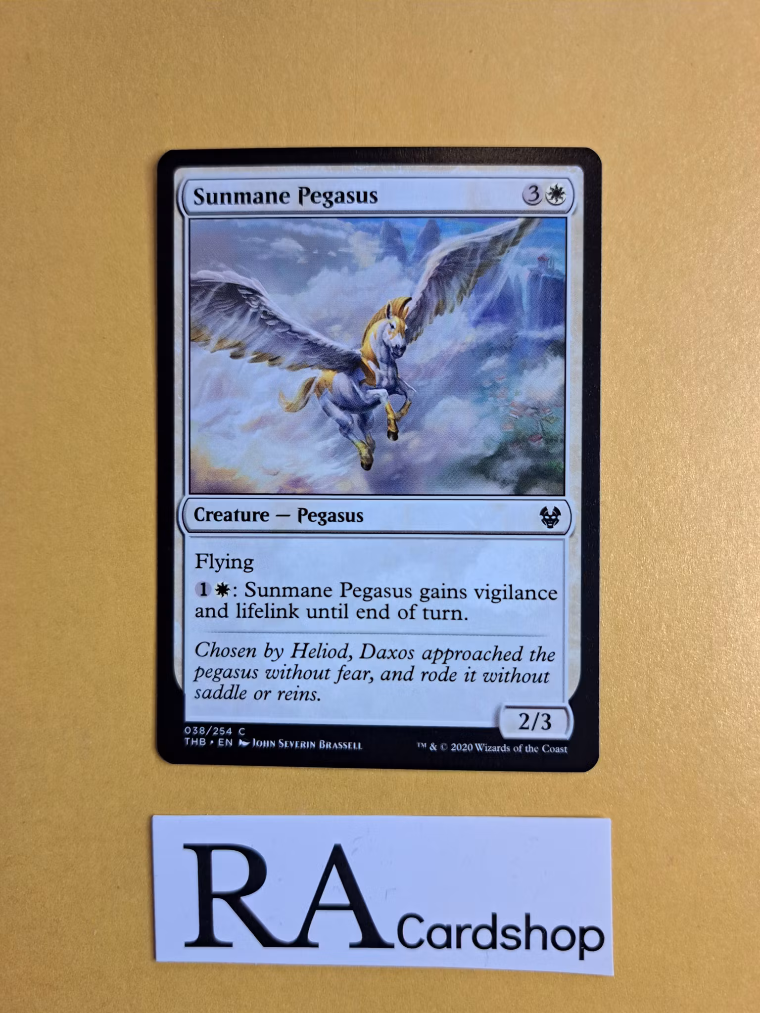 Sunmane Pegasus Common 038/254 Theros Beyond Death (THB) Magic the Gathering