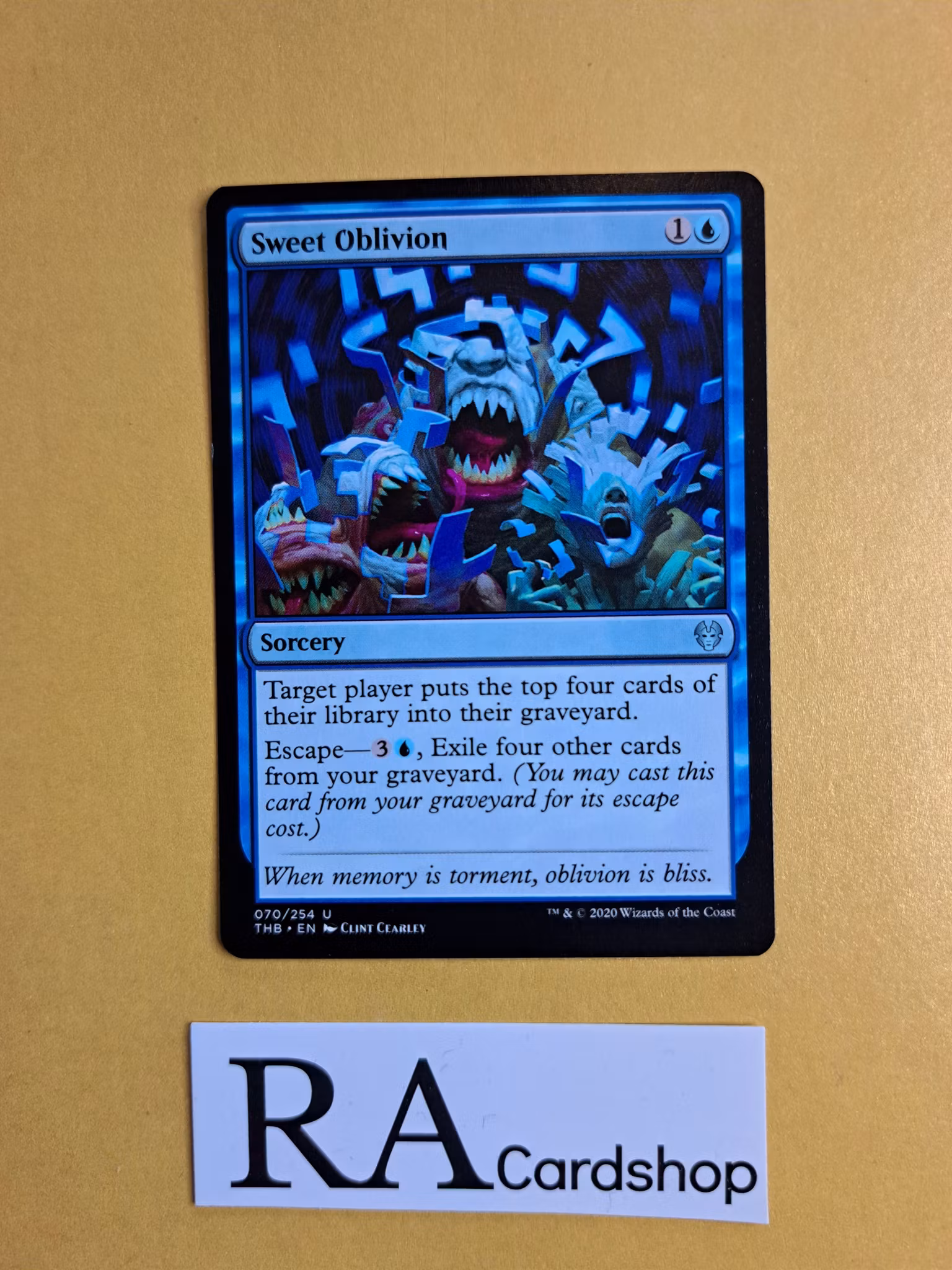 Sweet Oblivion Uncommon 070/254 Theros Beyond Death (THB) Magic the Gathering