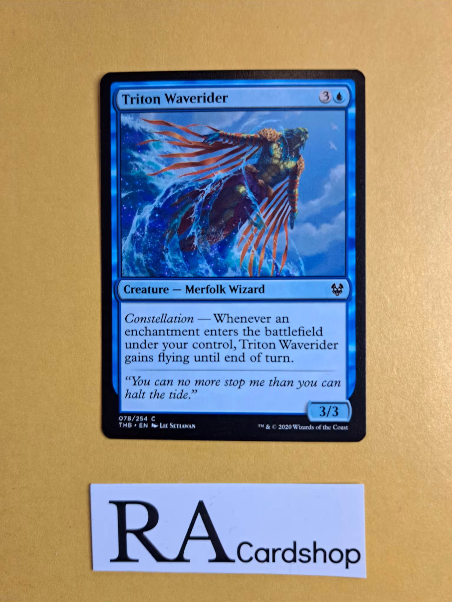 Triton Waverider Common 078/254 Theros Beyond Death (THB) Magic the Gathering
