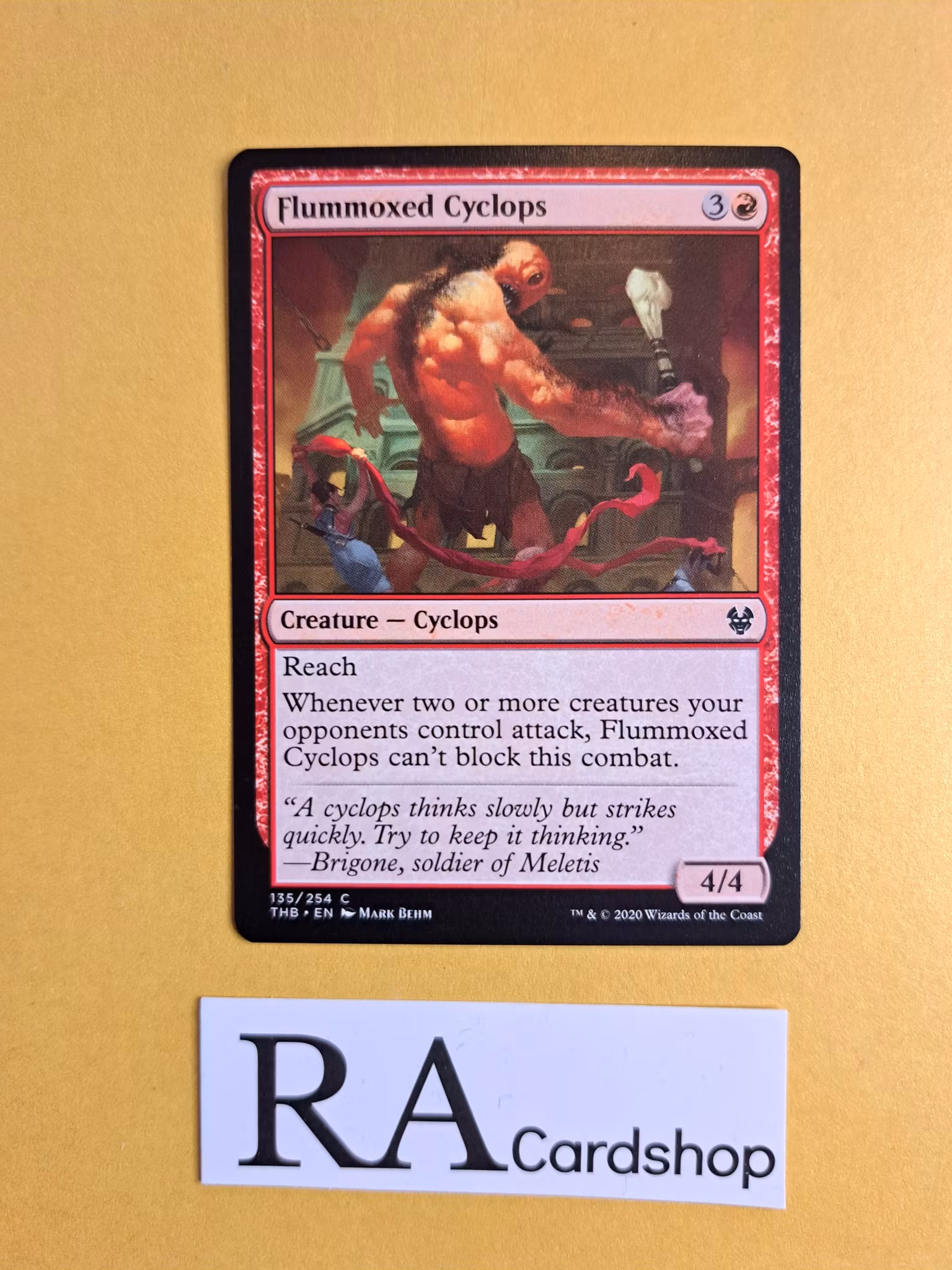 Flummoxed Cyclops Common 135/254 Theros Beyond Death (THB) Magic the Gathering