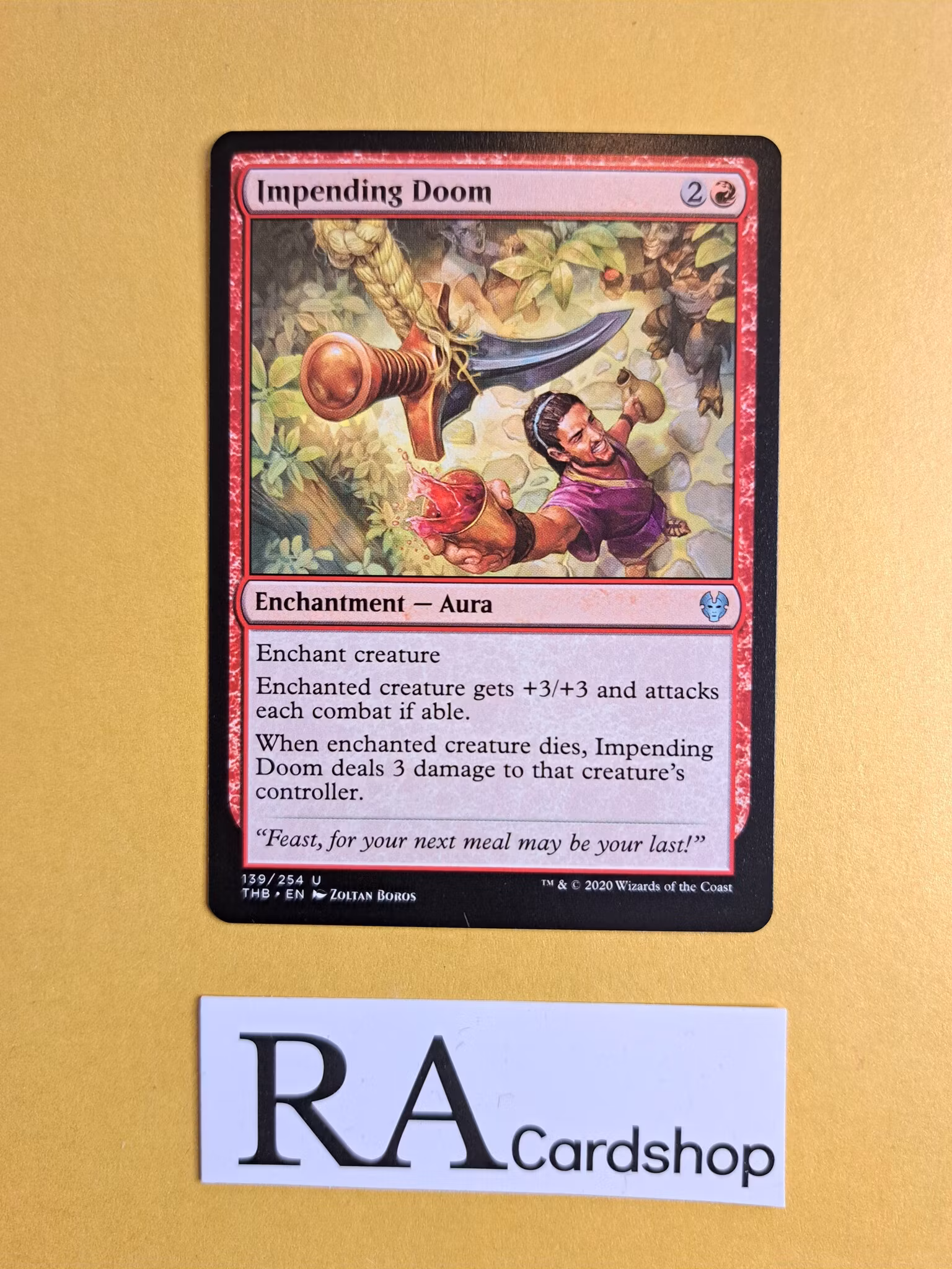 Impending Doom Uncommon 139/254 Theros Beyond Death (THB) Magic the Gathering