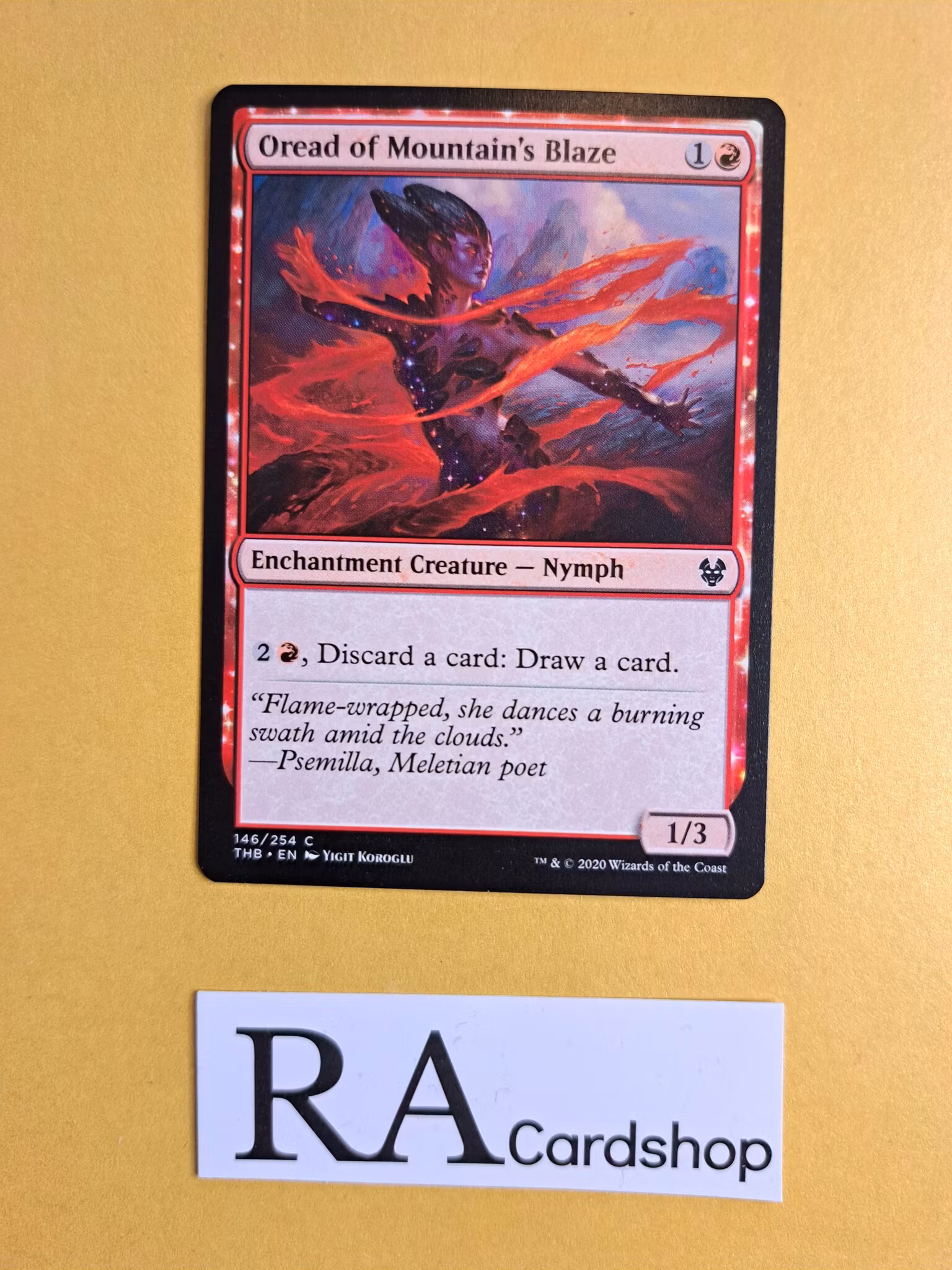 Oread of Mountains Blaze Common 146/254 Theros Beyond Death (THB) Magic the Gathering