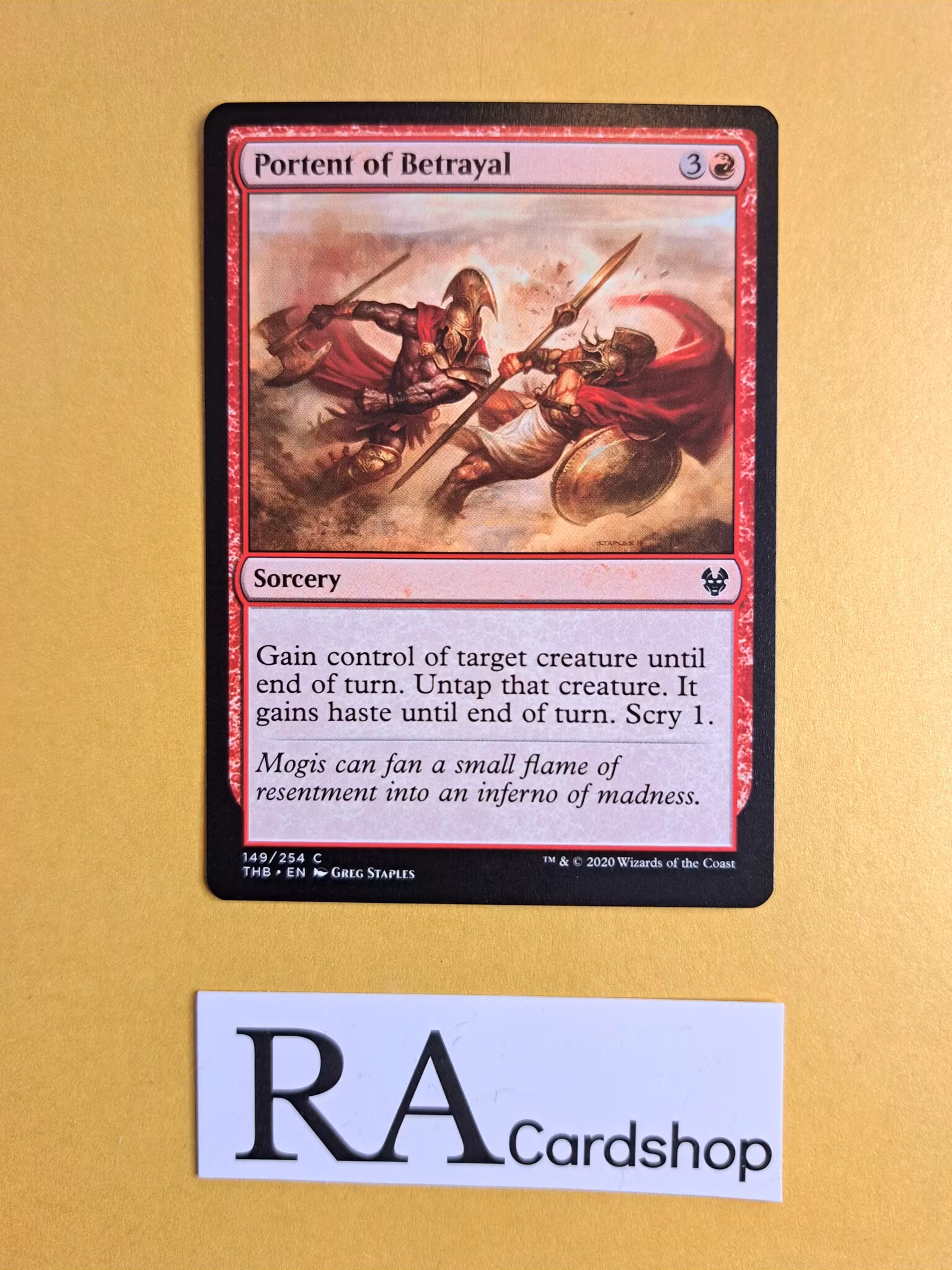 Portent of Betrayal Common 149/254 Theros Beyond Death (THB) Magic the Gathering