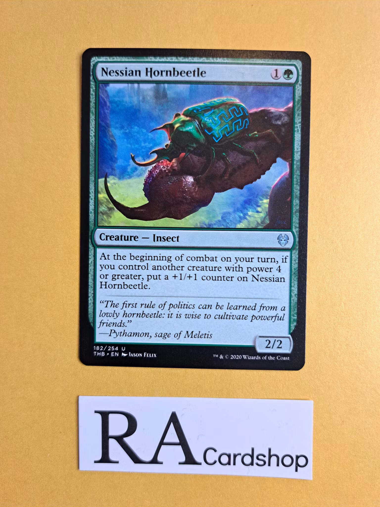 Nessian Hornbeetle Uncommon 182/254 Theros Beyond Death (THB) Magic the Gathering