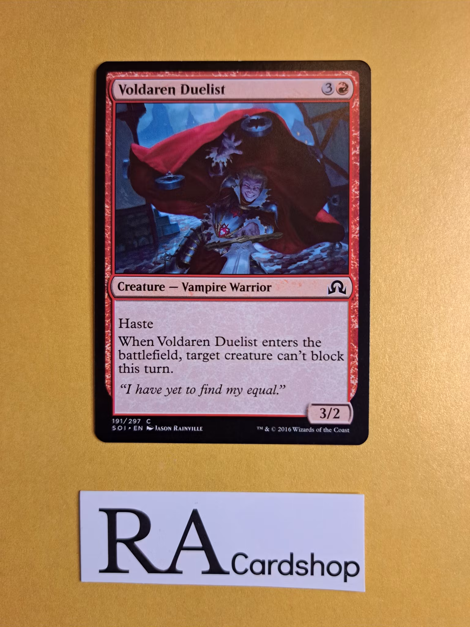 Voldaren Duelist Common 191/297 Shadows Over Innistrad Magic the Gathering
