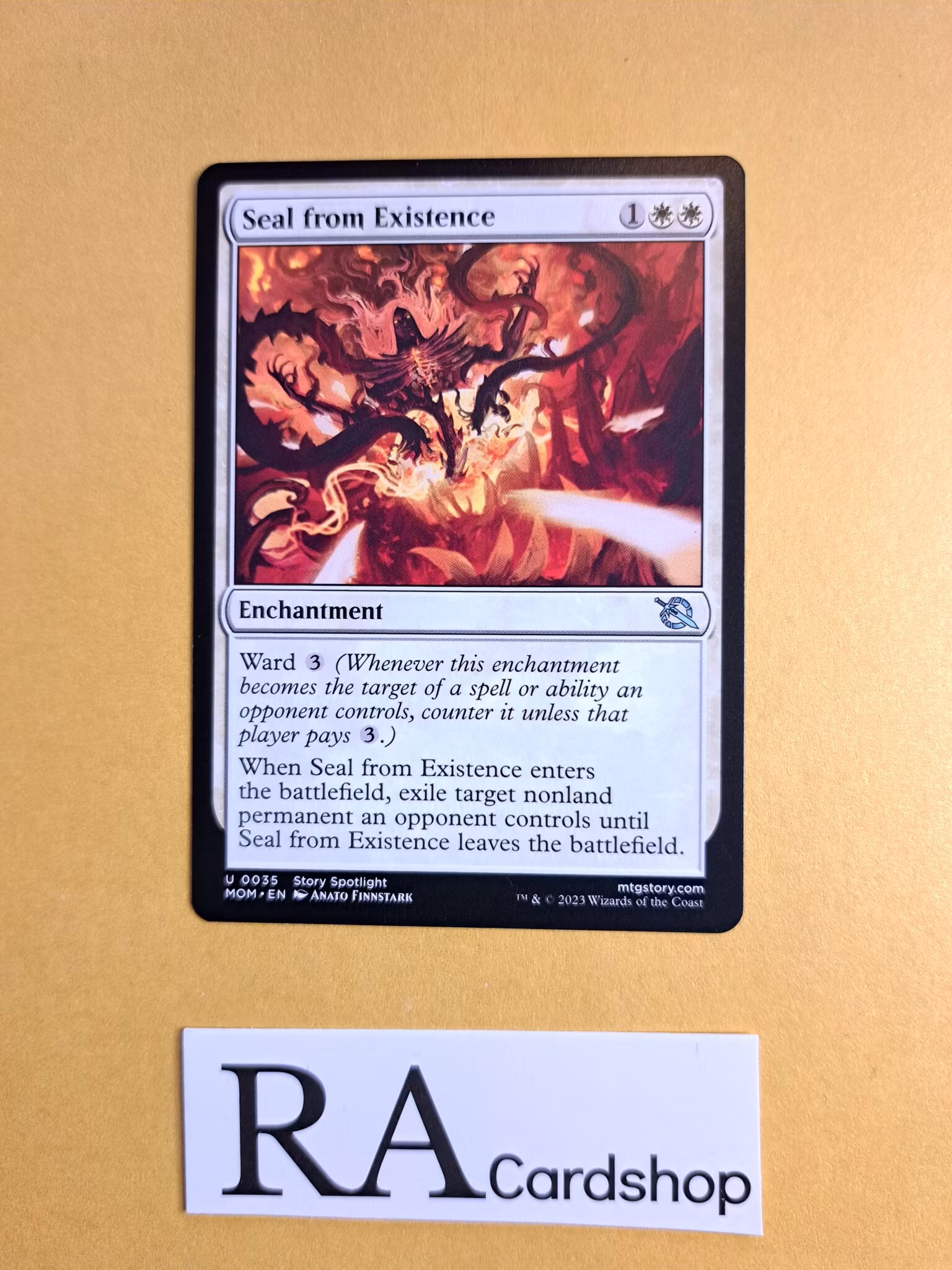 Seal from Existence Uncommon 035 March of the Machine Magic the Gathering