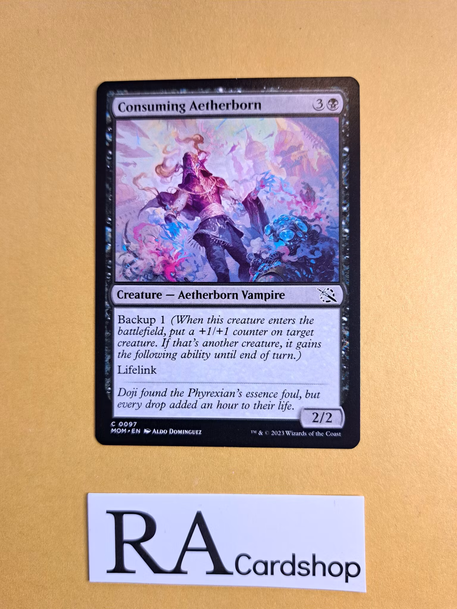 Consuming Aetherborn Common 097 March of the Machine Magic the Gathering