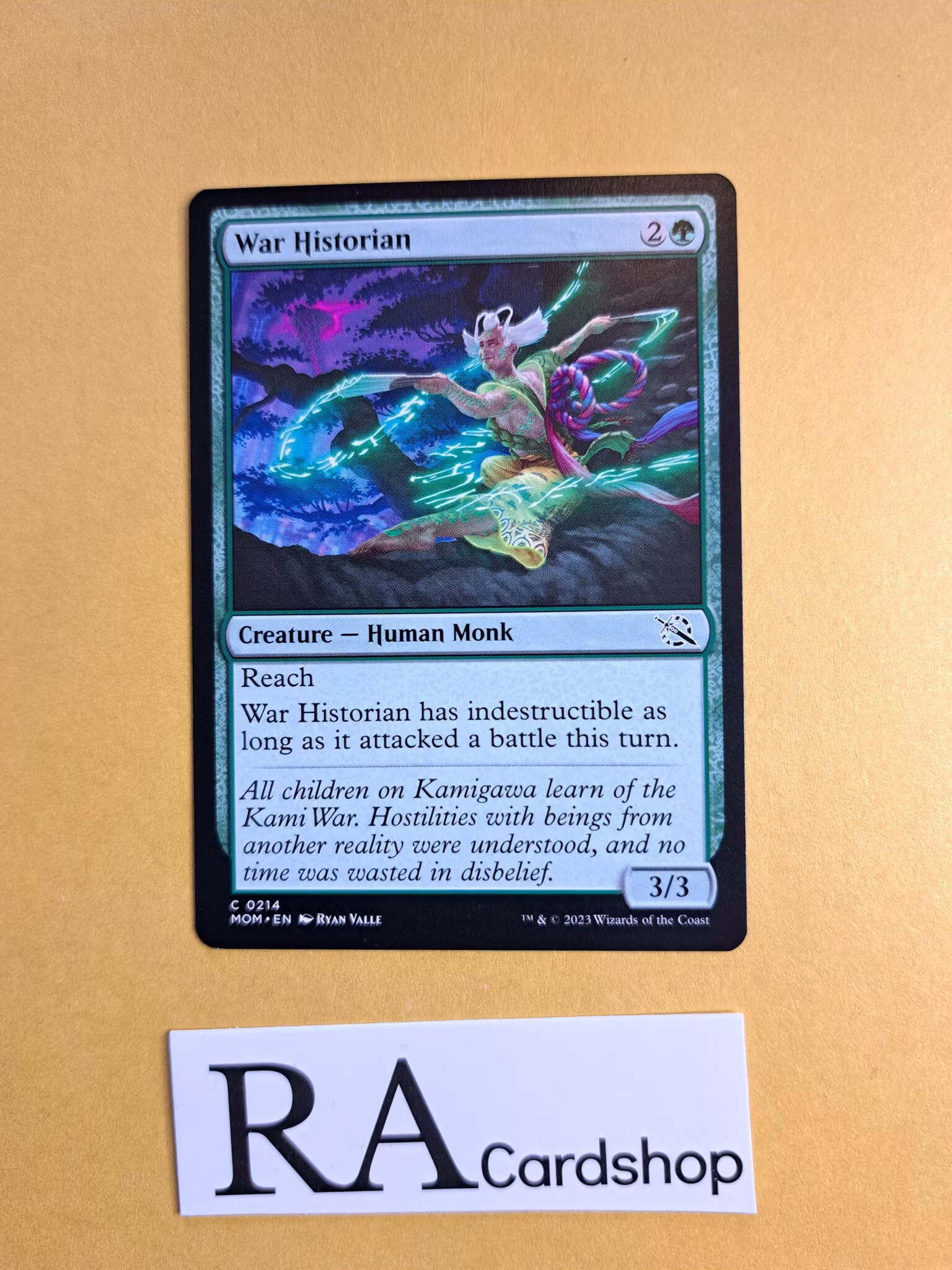 War Historian Common 214 March of the Machine Magic the Gathering