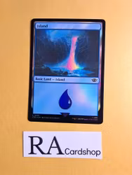 Island Land Foil 265 The Lord of the Rings Tales of Middle-earth Magic the Gathering