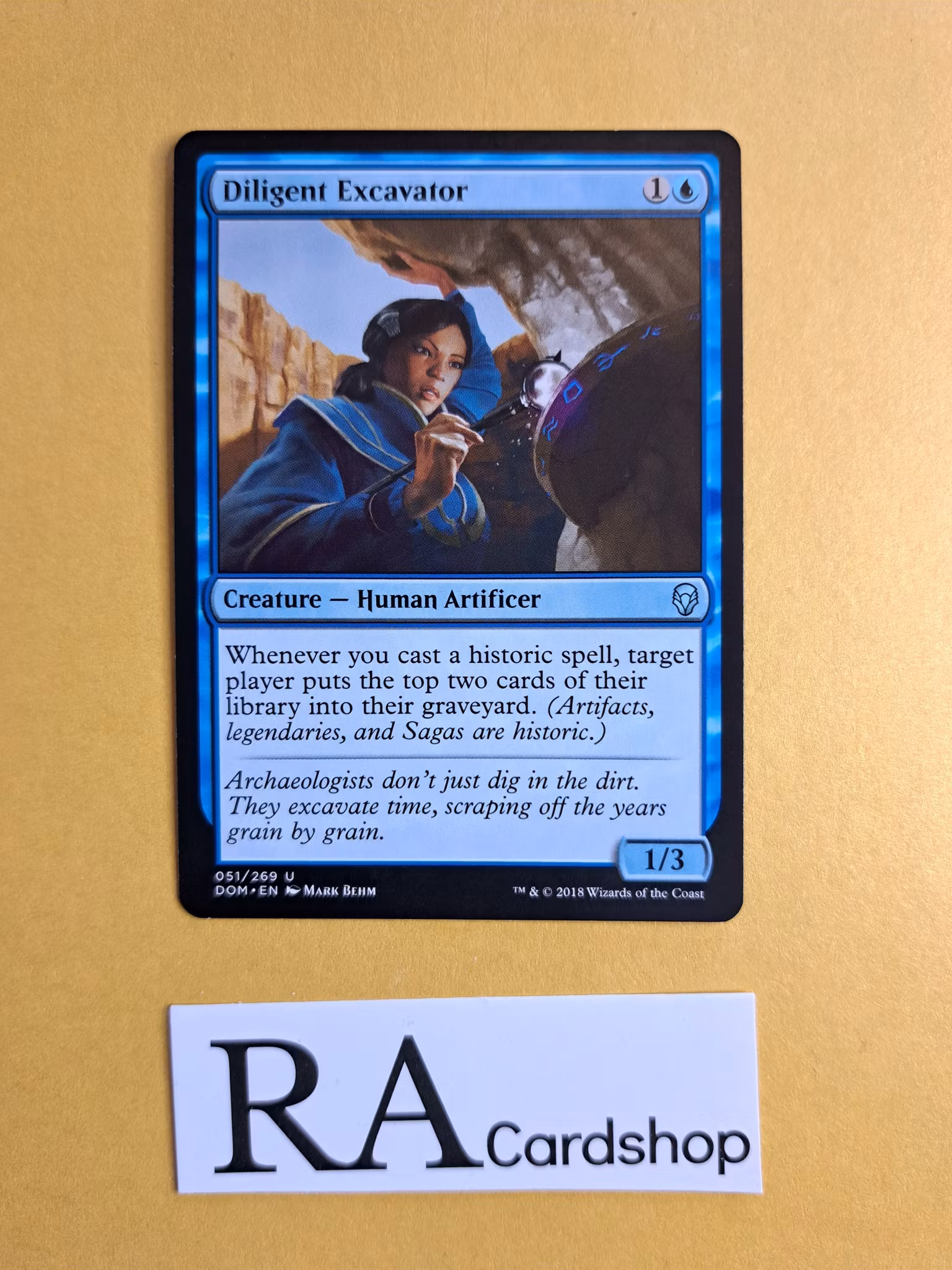 Diligent Excavator Uncommon 051/269 Dominaria (DOM) Magic the Gathering