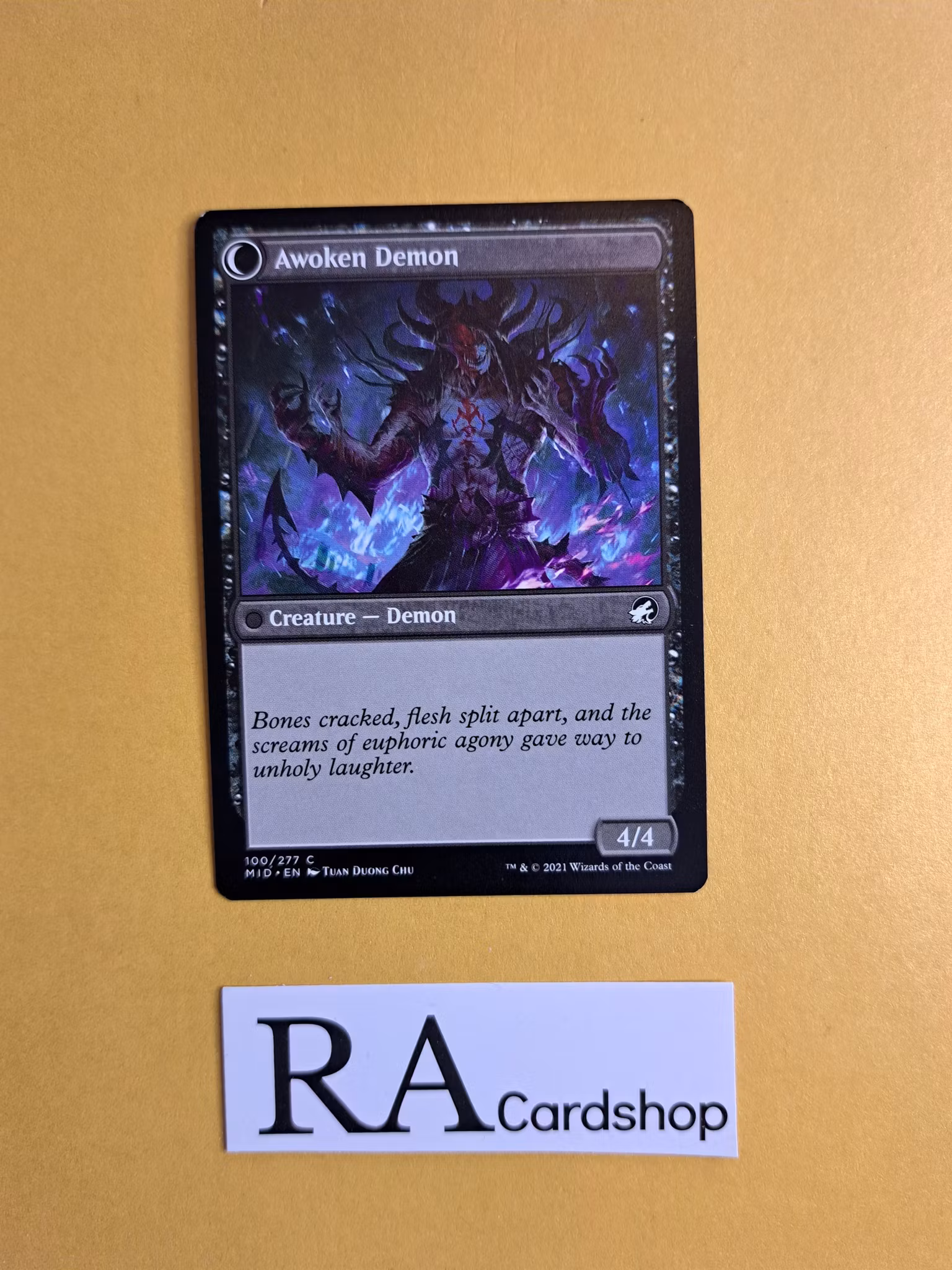 Ecstatic Awakener / Awoken Demon Common 100/277 Innistrad Midnight Hunt (MID) Magic the Gathering