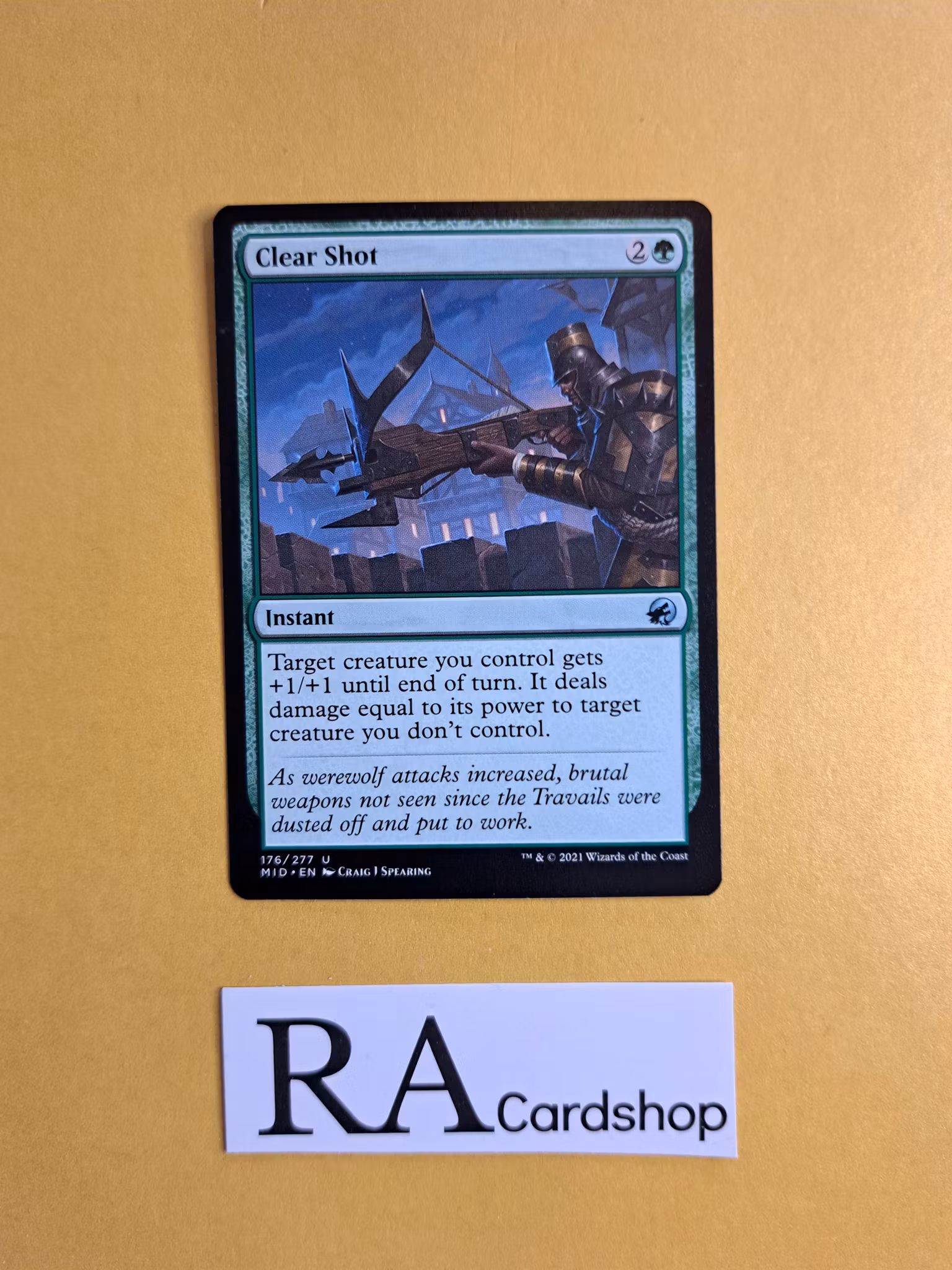 Clear Shot Uncommon 176/277 Innistrad Midnight Hunt (MID) Magic the Gathering