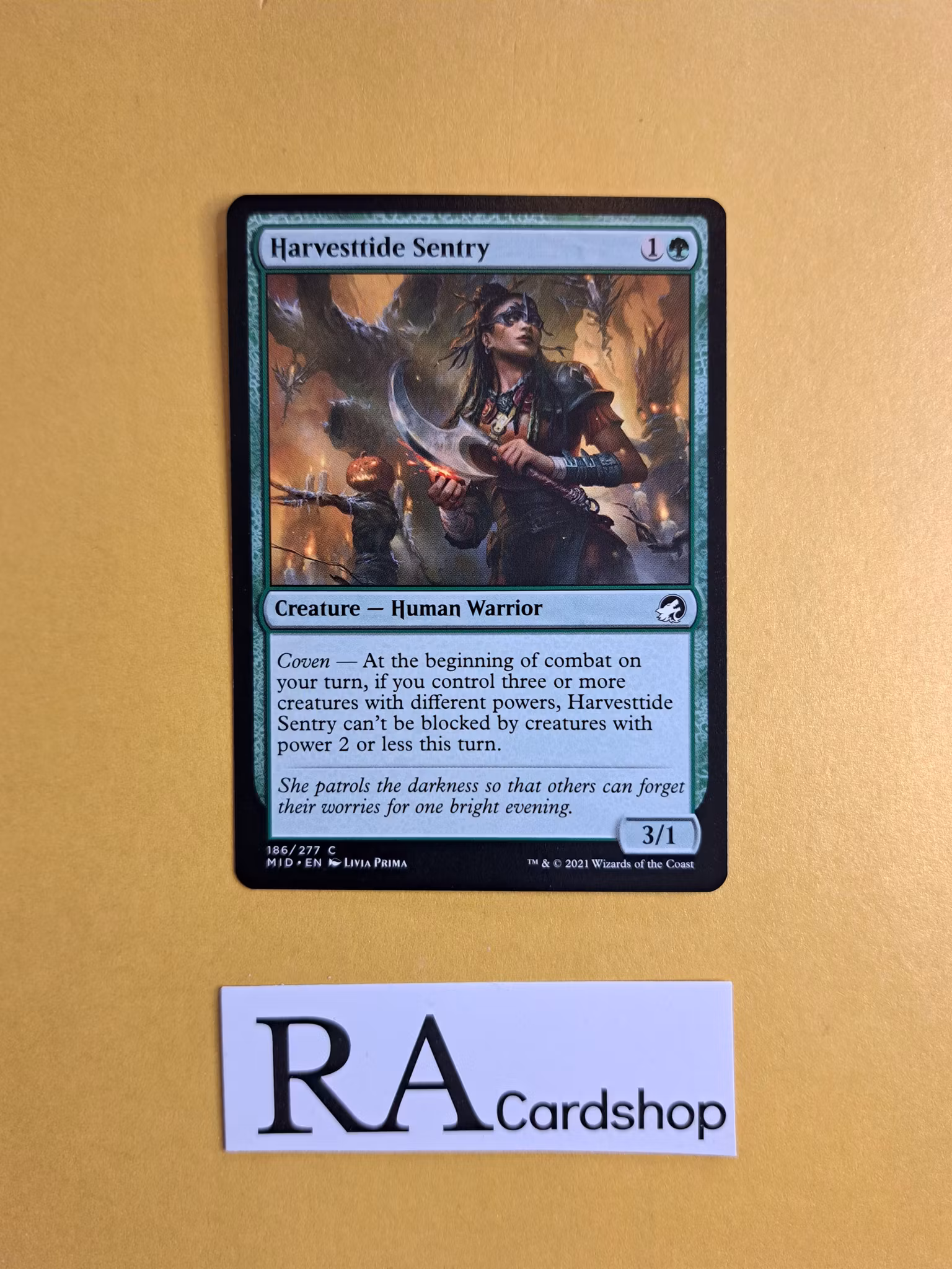Harvesttide Sentry Common 186/277 Innistrad Midnight Hunt (MID) Magic the Gathering
