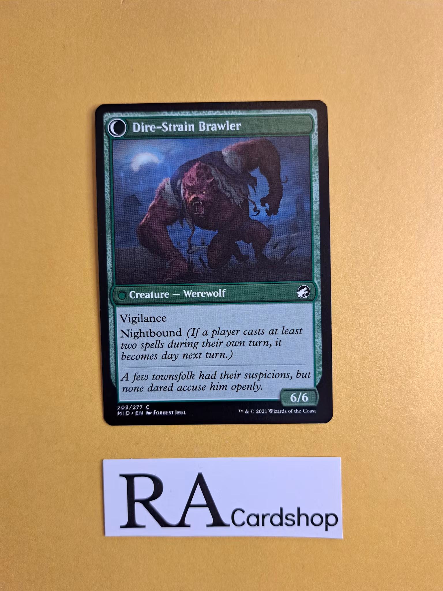 Tireless Hauler / Dire-Strain Brawler Common 203/277 Innistrad Midnight Hunt (MID) Magic the Gathering