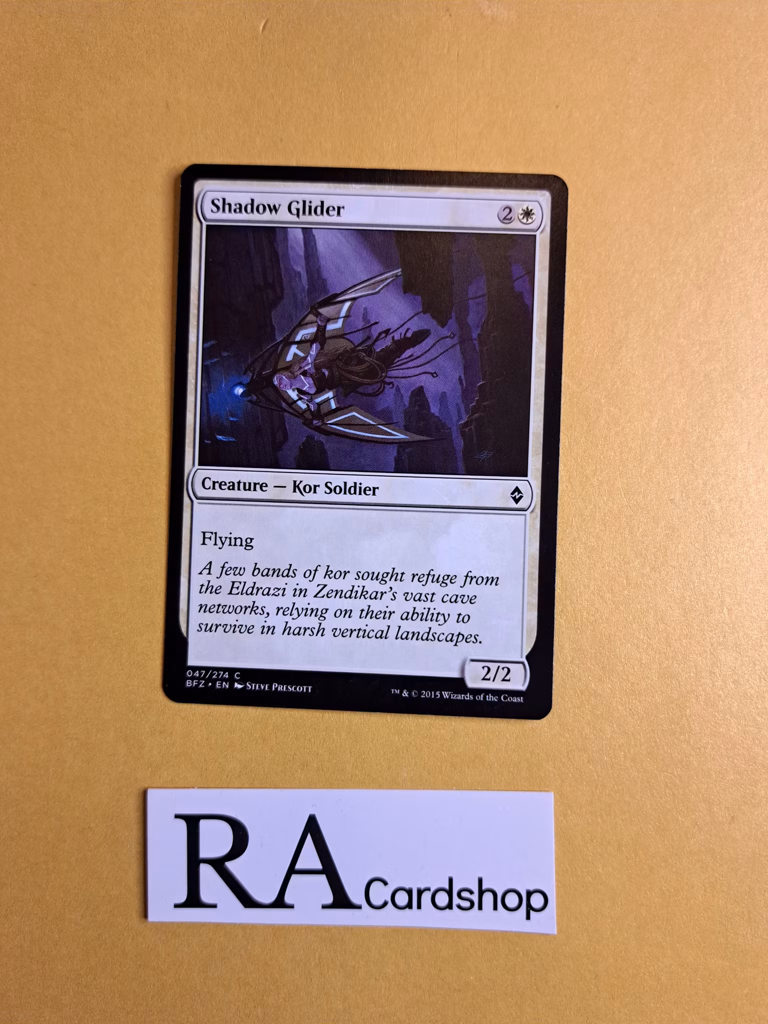 Shadow Glider Common 047/274 Battle for Zendikar (BFZ) Magic the Gathering