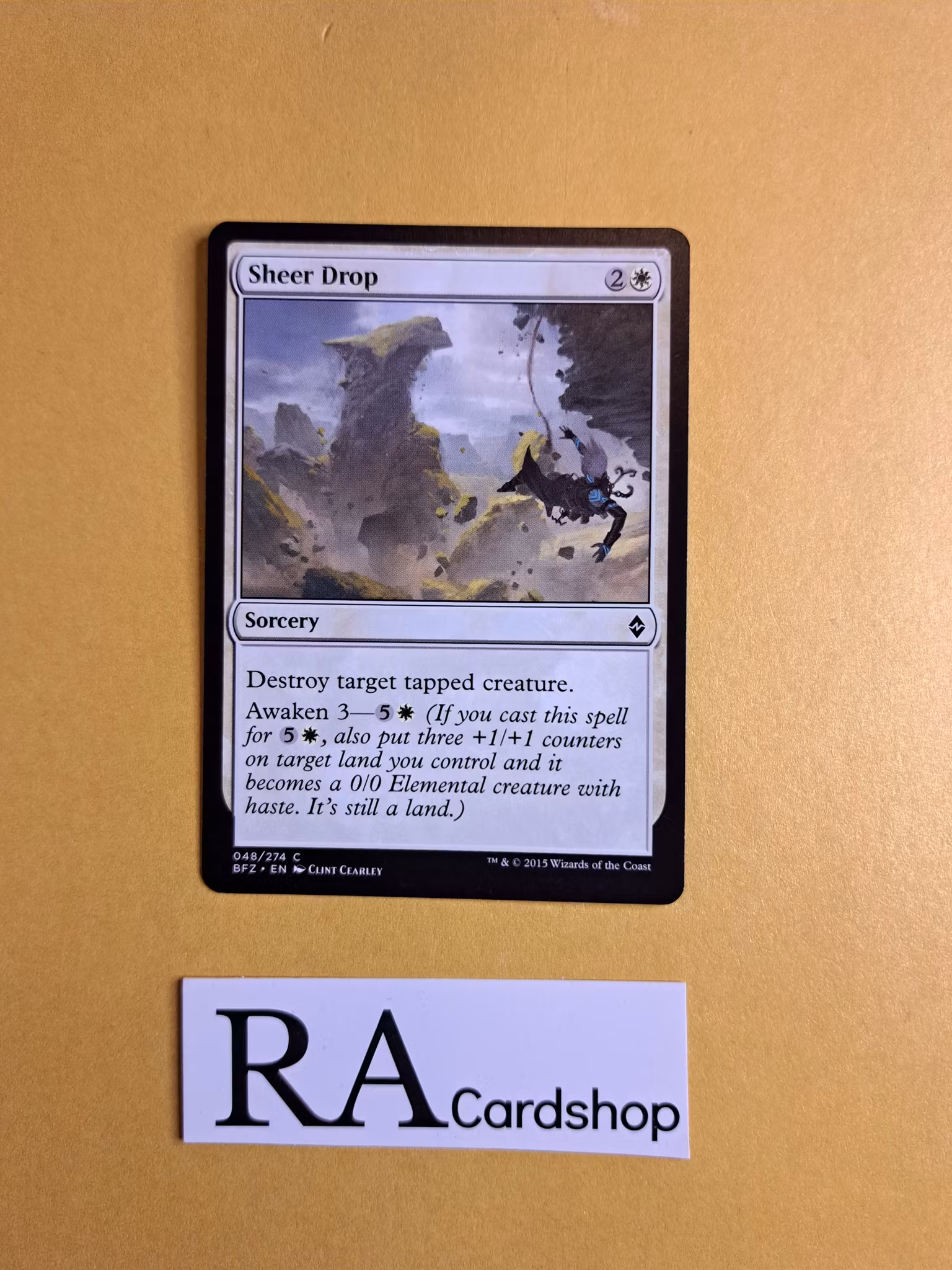 Sheer Drop Common 048/274 Battle for Zendikar (BFZ) Magic the Gathering