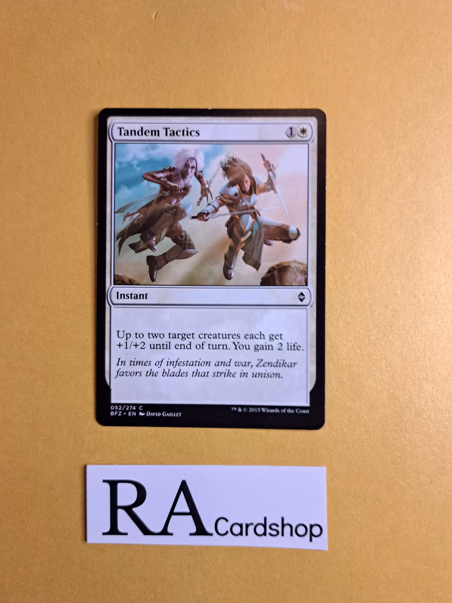 Tandem Tactics Common 052/274 Battle for Zendikar (BFZ) Magic the Gathering
