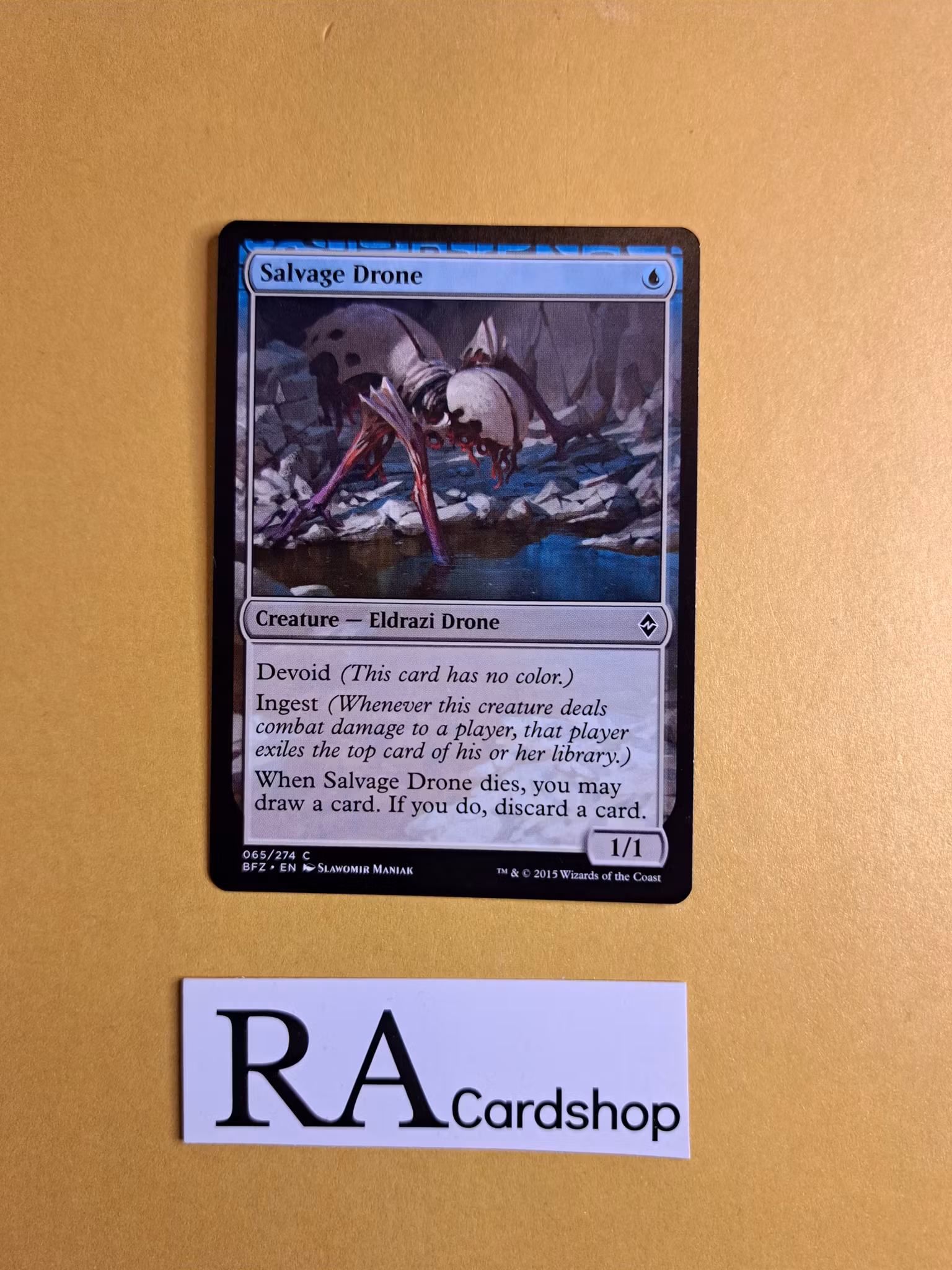 Salvage Drone Common 065/274 Battle for Zendikar (BFZ) Magic the Gathering