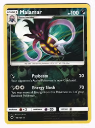 Malamar Reverse Holo Rare 90/147 Burning Shadows Pokemon