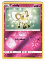 Cutiefly Reverse Holo Common 95/147 Burning Shadows Pokemon