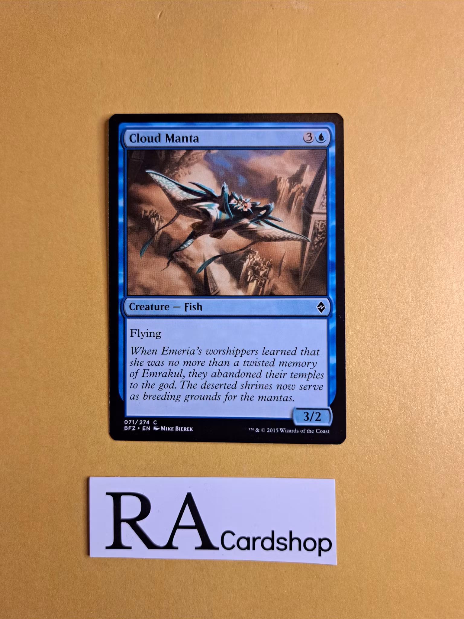 Cloud Manta Common 071/274 Battle for Zendikar (BFZ) Magic the Gathering