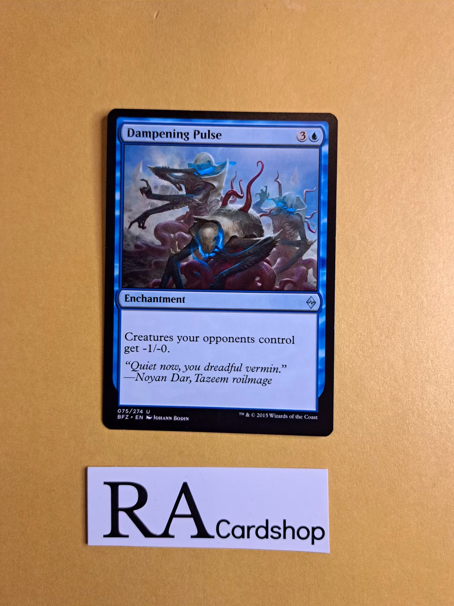 Dampening Pulse Uncommon 075/274 Battle for Zendikar (BFZ) Magic the Gathering