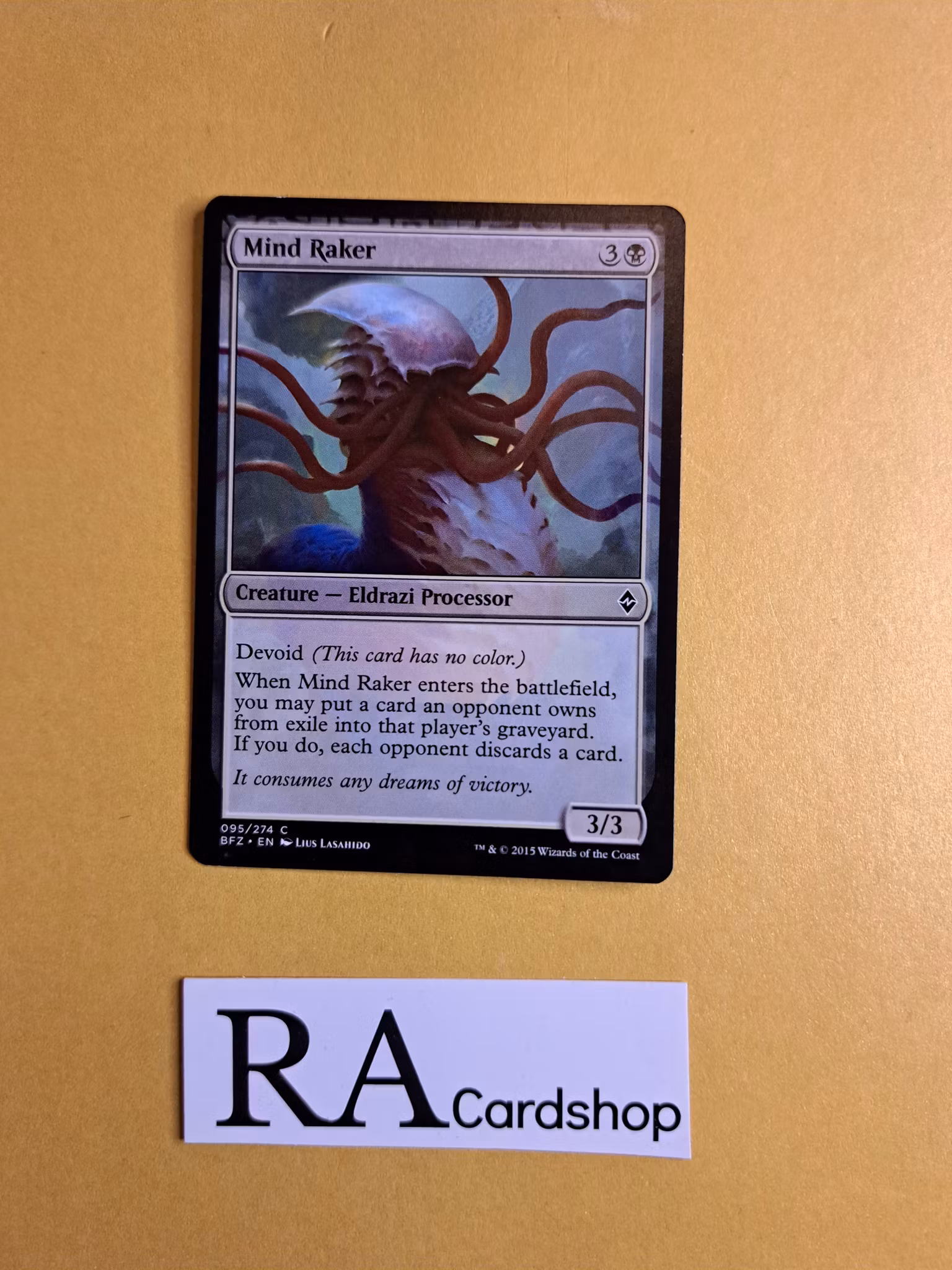 Mind Raker Common 095/274 Battle for Zendikar (BFZ) Magic the Gathering