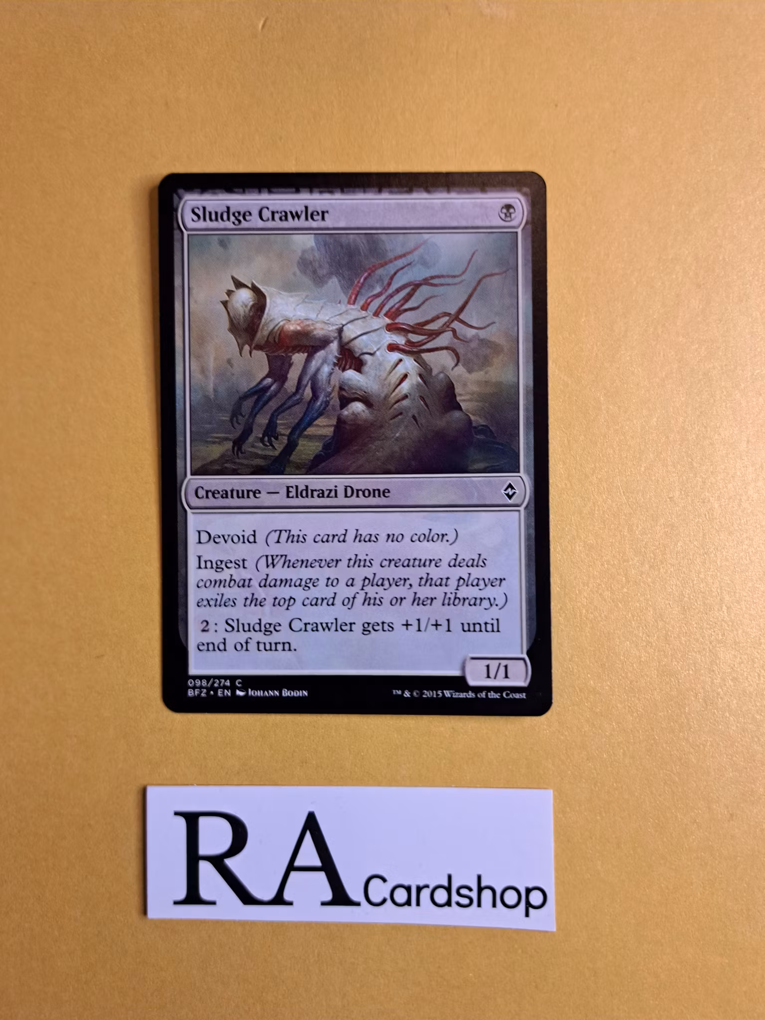 Sludge Crawler Common 098/274 Battle for Zendikar (BFZ) Magic the Gathering