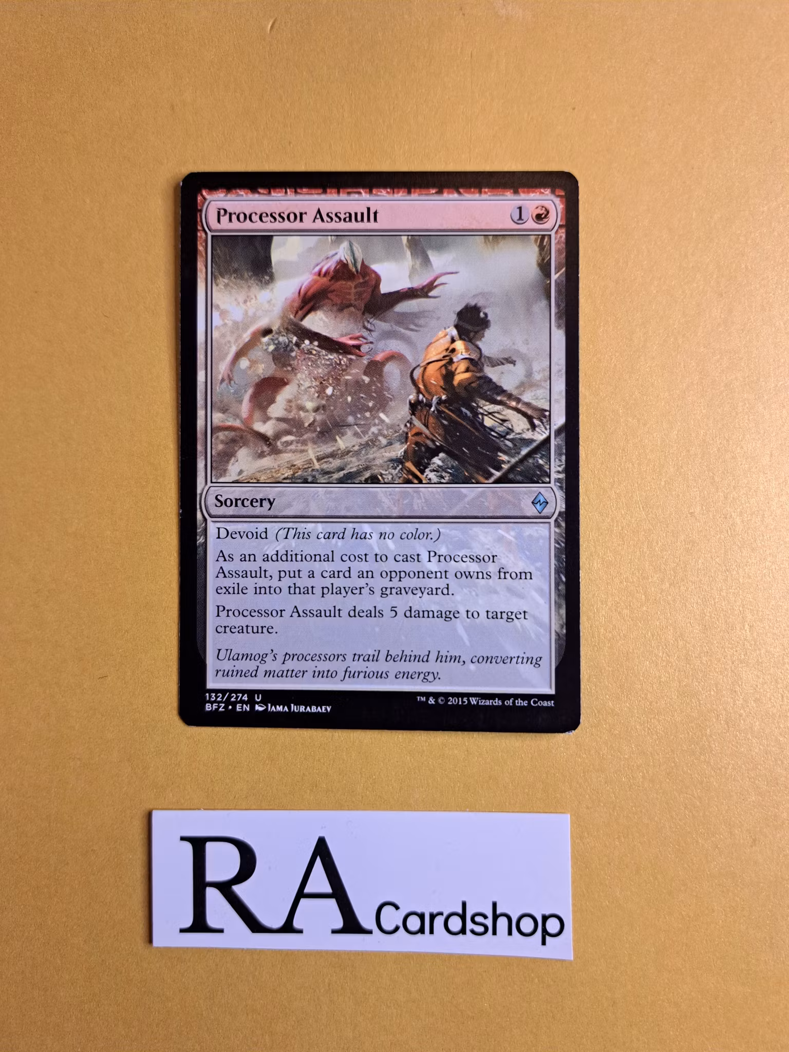 Processor Assault Uncommon 132/274 Battle for Zendikar (BFZ) Magic the Gathering