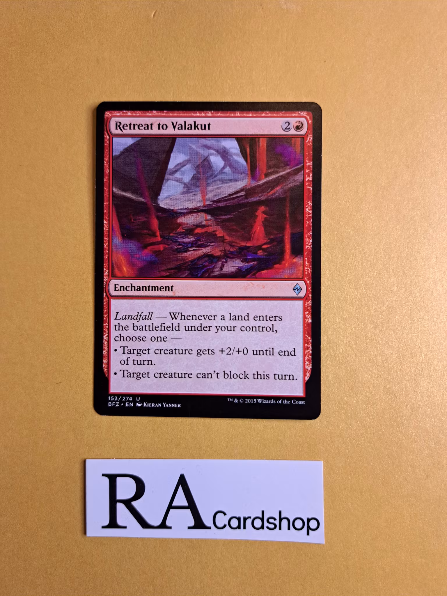 Retreat to Valakut Uncommon 153/274 Battle for Zendikar (BFZ) Magic the Gathering