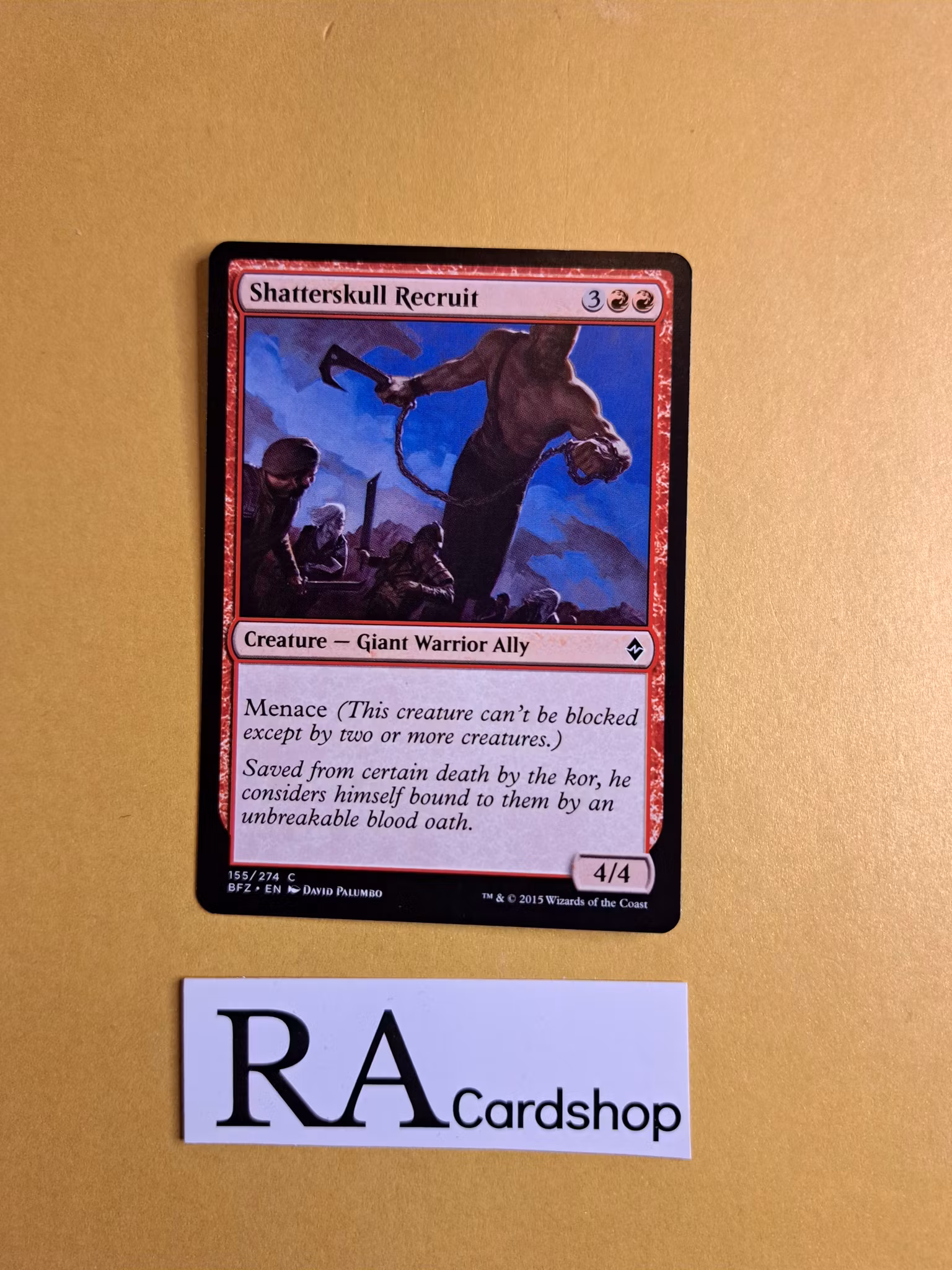 Shatterskull Recruit Common 155/274 Battle for Zendikar (BFZ) Magic the Gathering