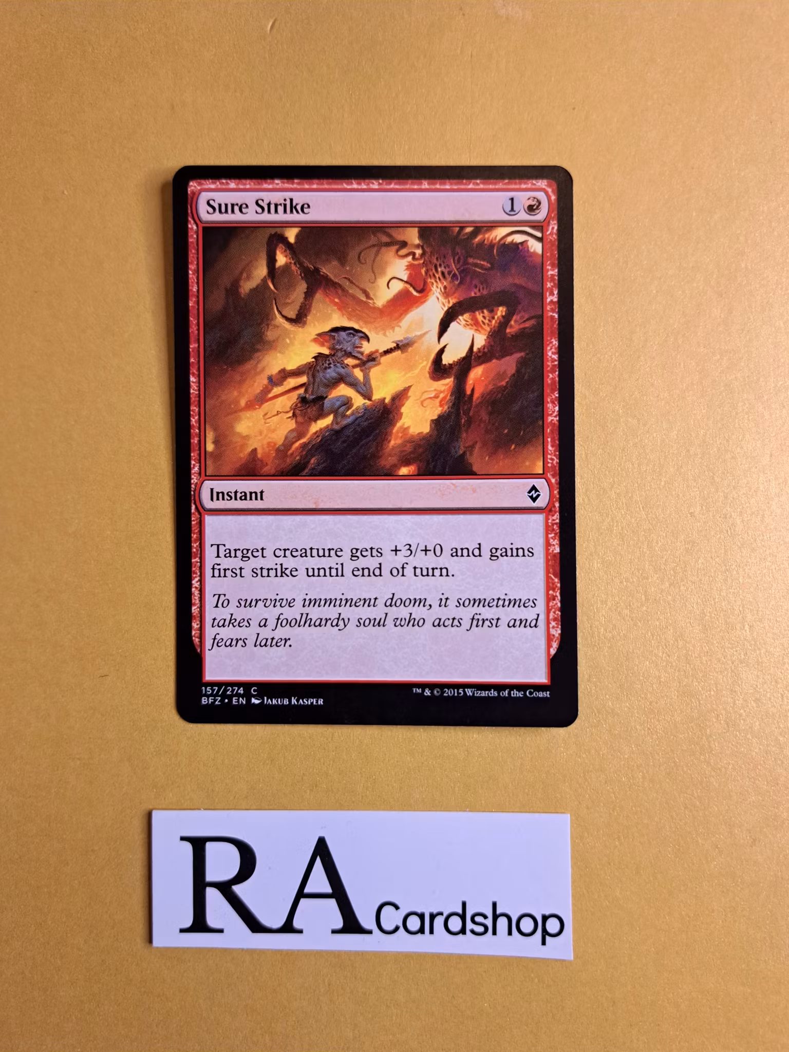Sure Strike Common 157/274 Battle for Zendikar (BFZ) Magic the Gathering