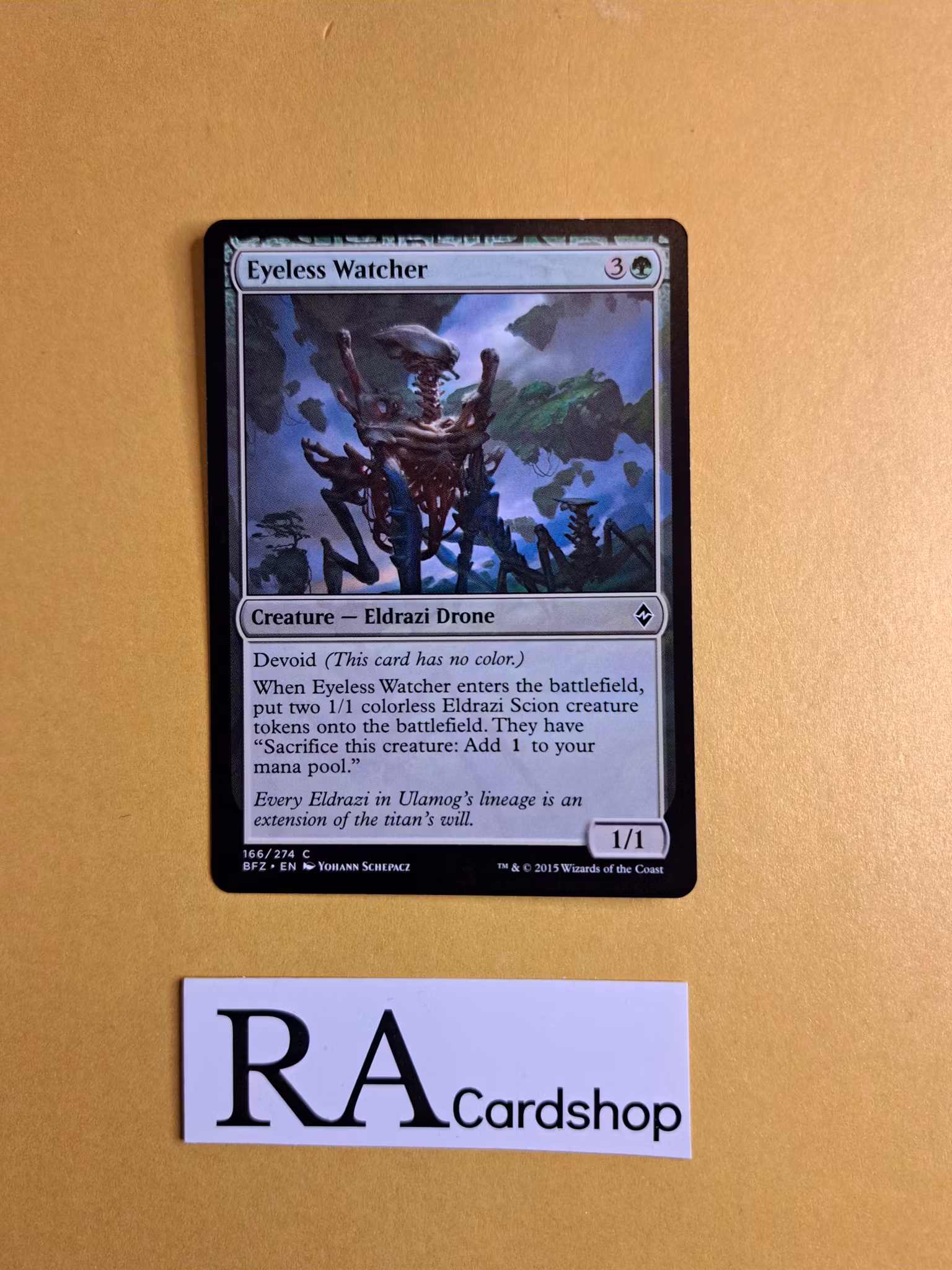 Eyeless Watcher Common 166/274 Battle for Zendikar (BFZ) Magic the Gathering