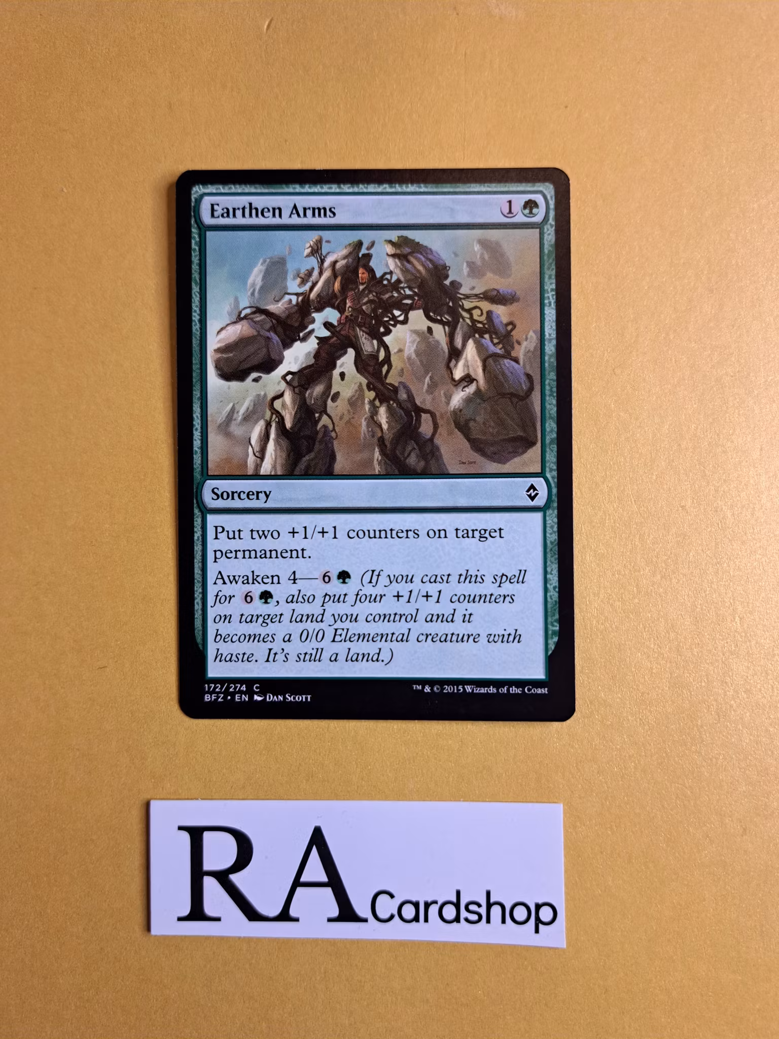 Earthen Arms Common 172/274 Battle for Zendikar (BFZ) Magic the Gathering