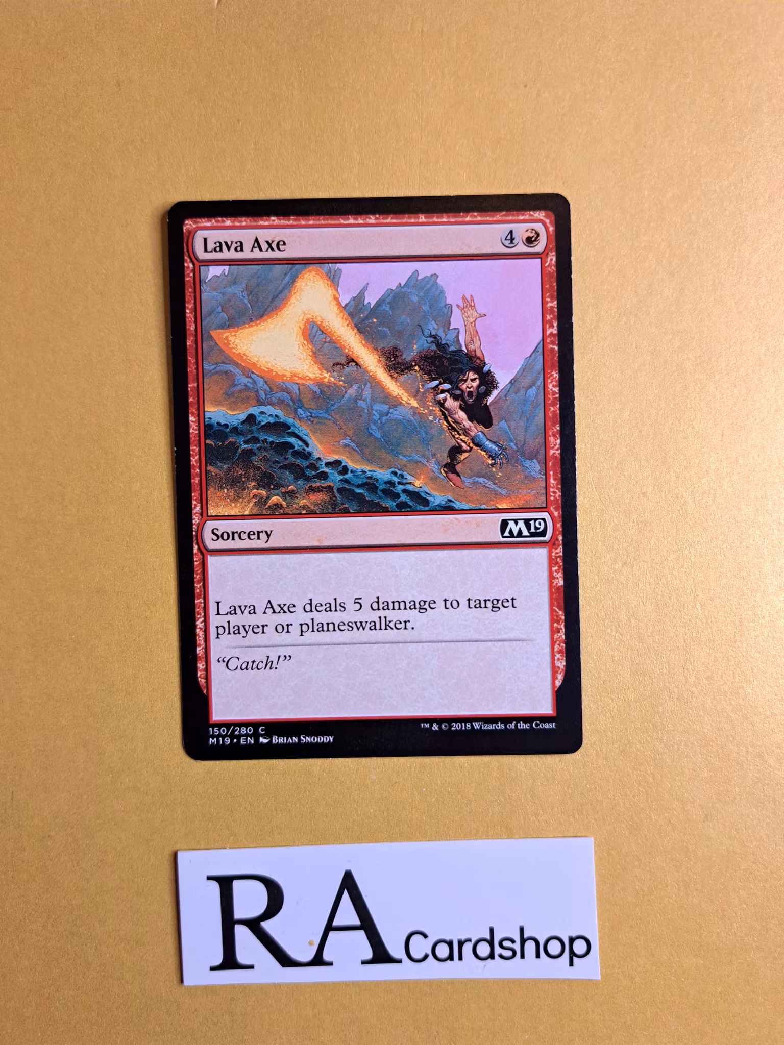 Lava Axe Common 150/280 Core 2019 (M19) Magic the Gathering