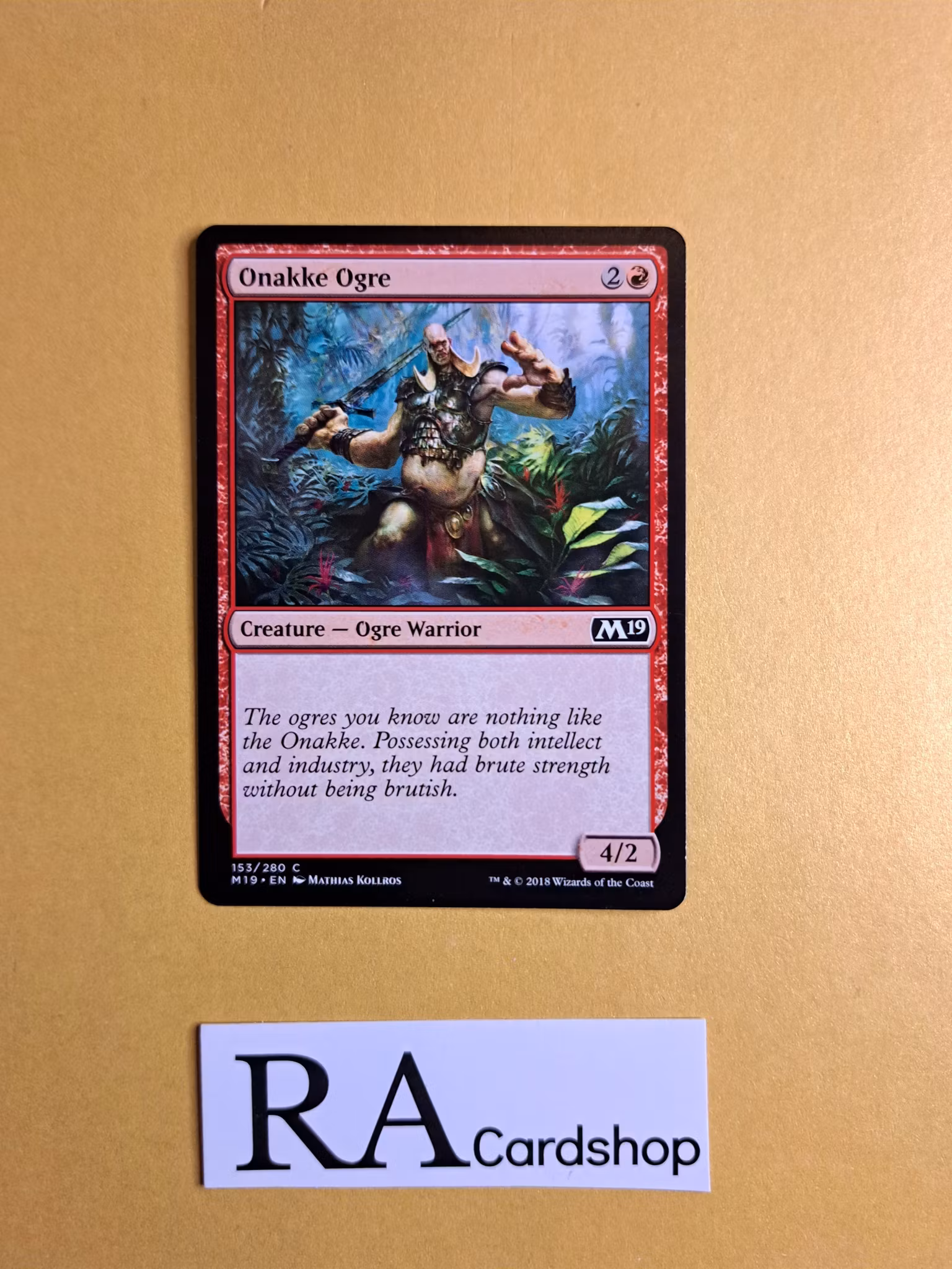 Onakke Ogre Common 153/280 Core 2019 (M19) Magic the Gathering