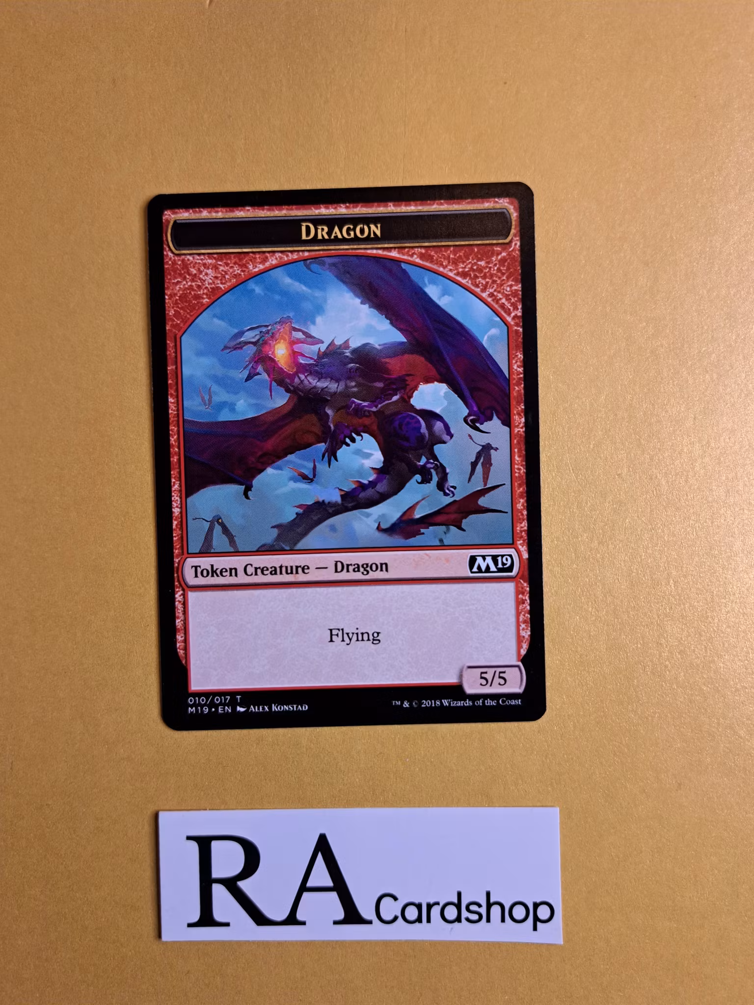 Dragon Token 010/017 Core 2019 (M19) Magic the Gathering