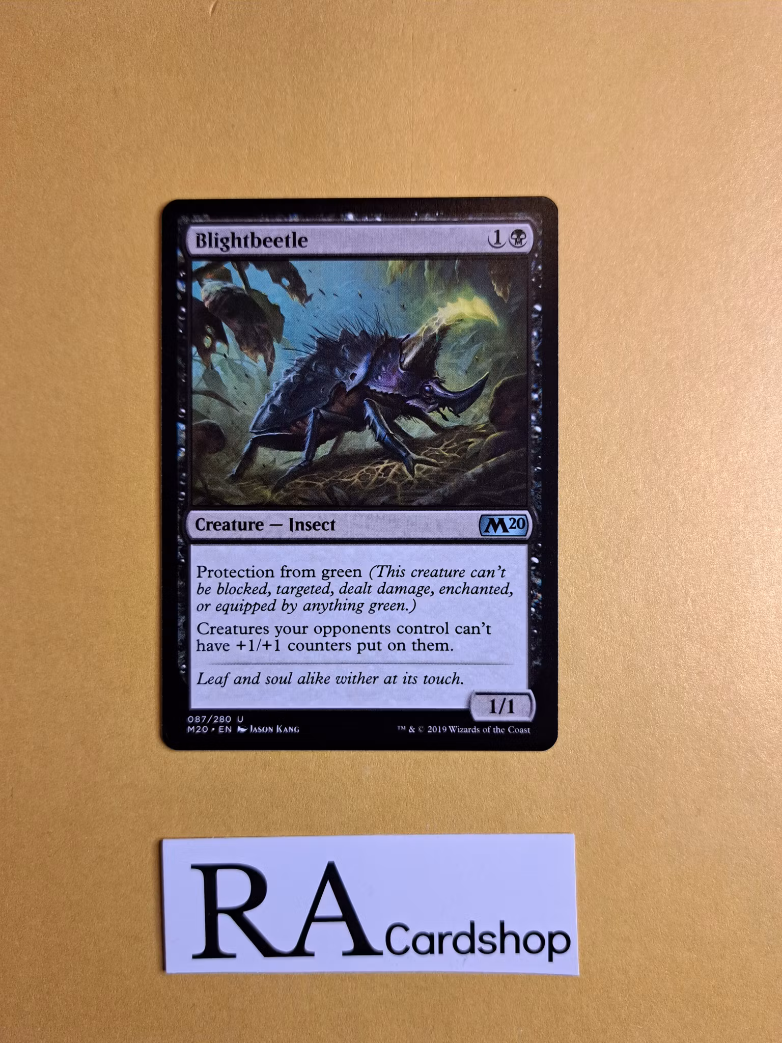 Blight Beetle Uncommon 087/280 Core 2020 (M20) Magic the Gathering